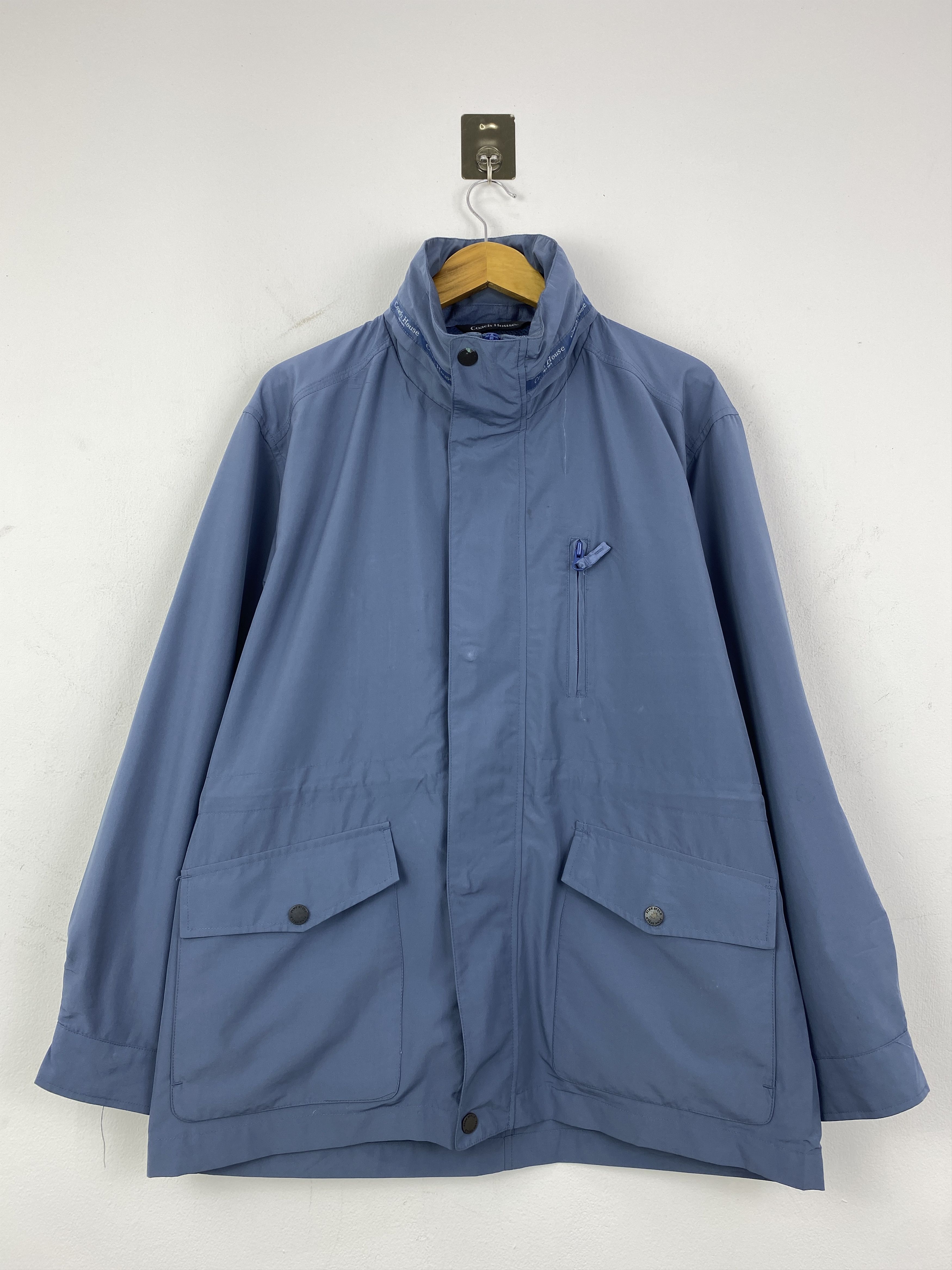 Japanese Brand Vintage 90s Coach House Windbreaker Stand Collar JA0214 Size US M / EU 48-50 / 2 - 1 Thumbnail