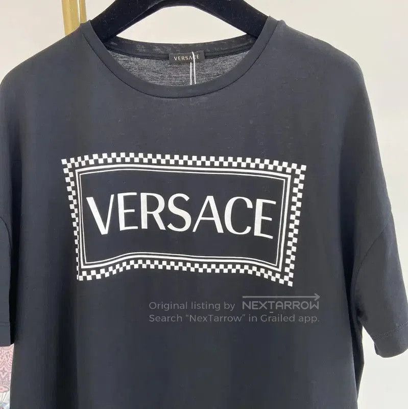 Versace Versace Women's Black Cotton Short Sleeve T-Shirt . Size M / US 6-8 / IT 42-44 - 5 Thumbnail