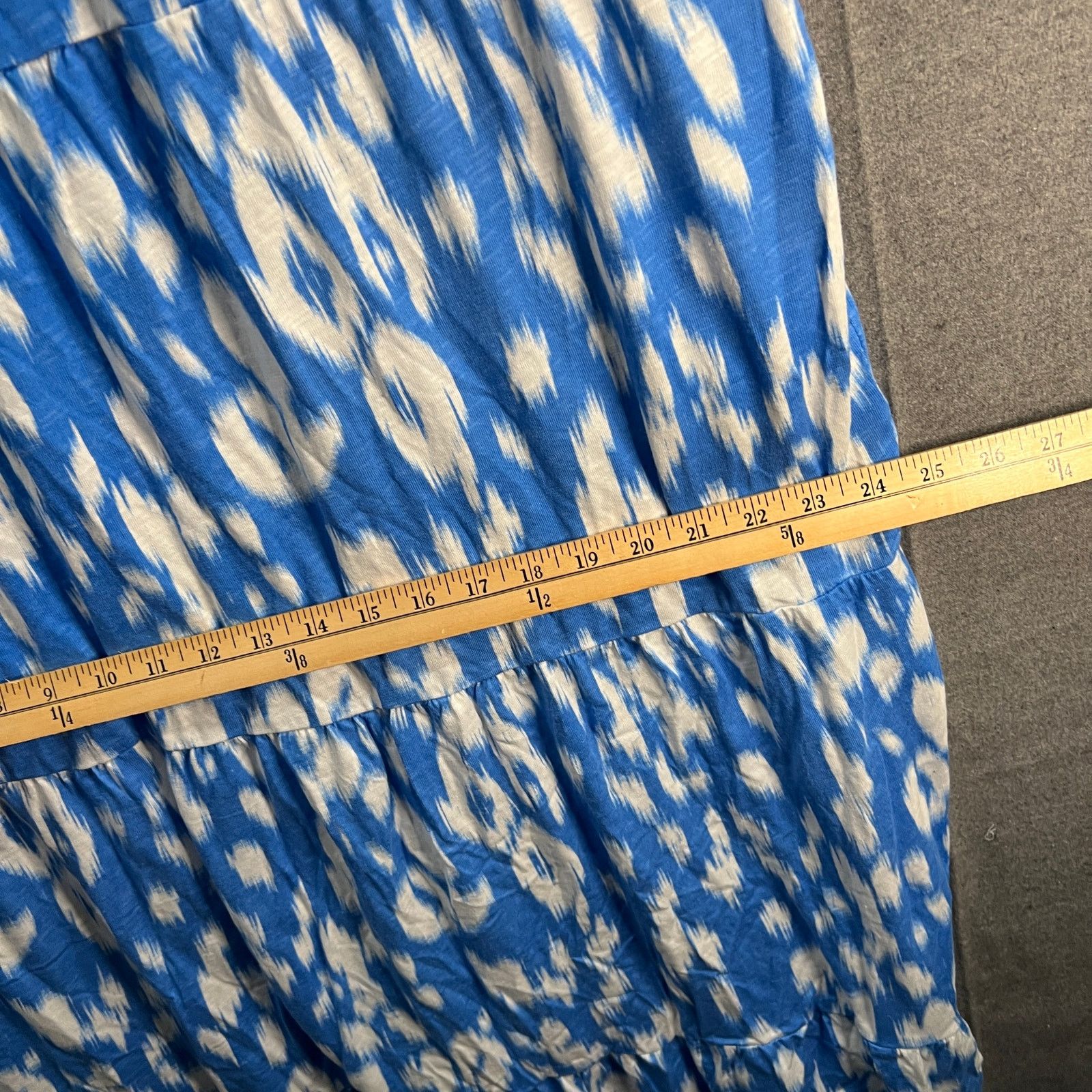 Denim & Co. Denim & Co. Beach Tall Printed Knit Linen Blend Midi Size XL / US 12-14 / IT 48-50 - 11 Thumbnail