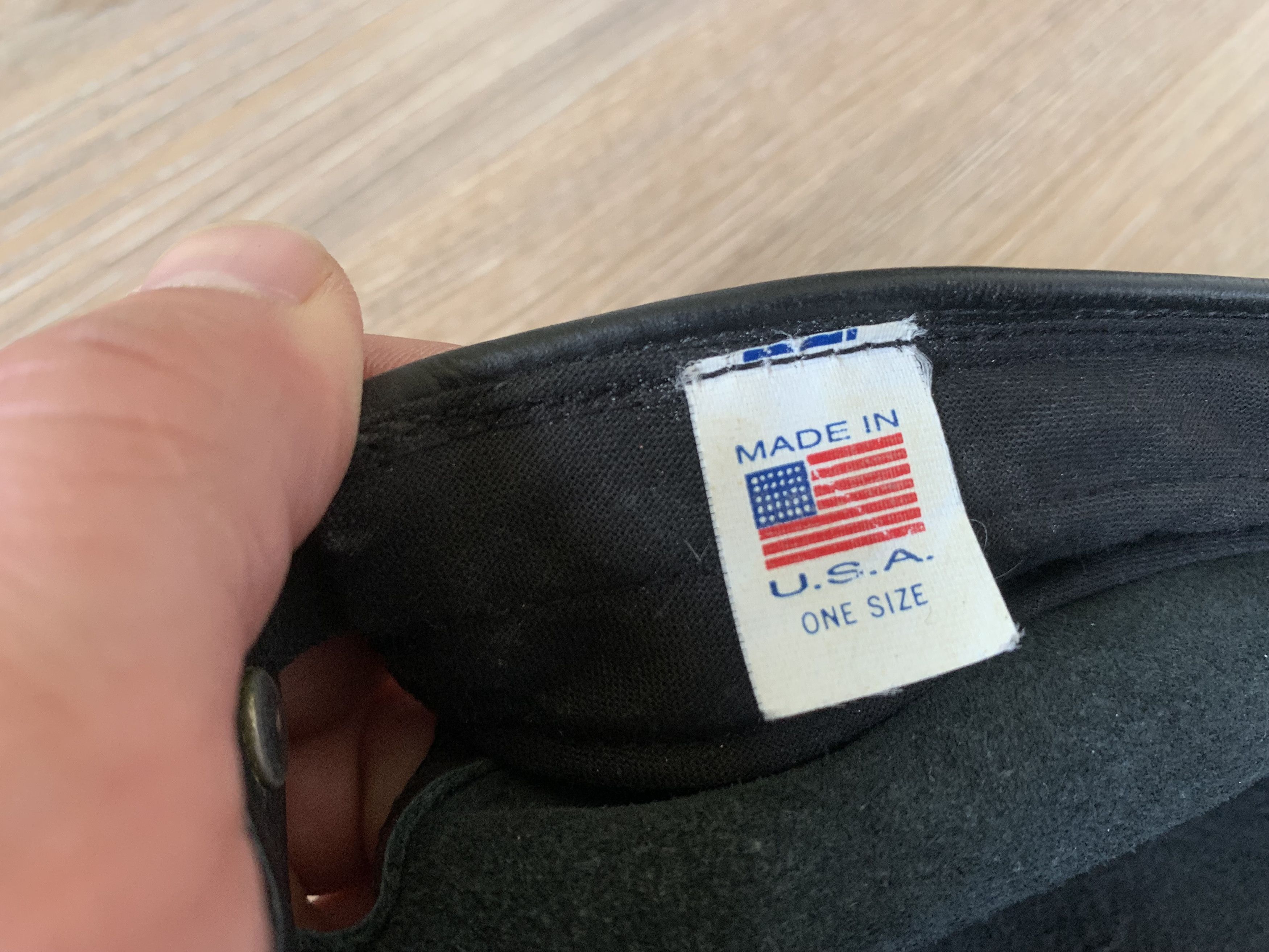 Designer Vintage Rare Made In Usa Leather Cap Size ONE SIZE - 9 Thumbnail