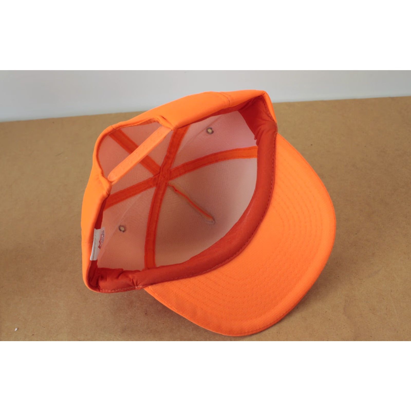 Hunter VINTAGE mohr's Trucker Hat Orange Neon Thick NEW Adjustable Unisex Adults - 80s 90s Classic Hat, Travel, Casual, Workwear Mens Womens Size ONE SIZE - 5 Thumbnail