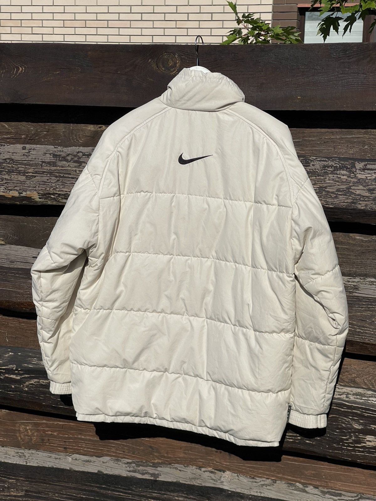 Nike 1990’s Nike Vintage Down Puffer Jacket beige Size US S / EU 44-46 / 1 - 6 Thumbnail