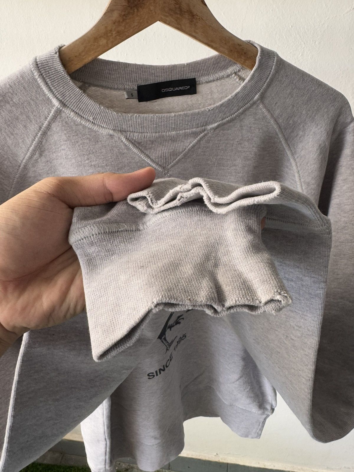 Dsquared2 Dsquared2 Cock Age Distressed Sweatshirt Size US S / EU 44-46 / 1 - 3 Thumbnail