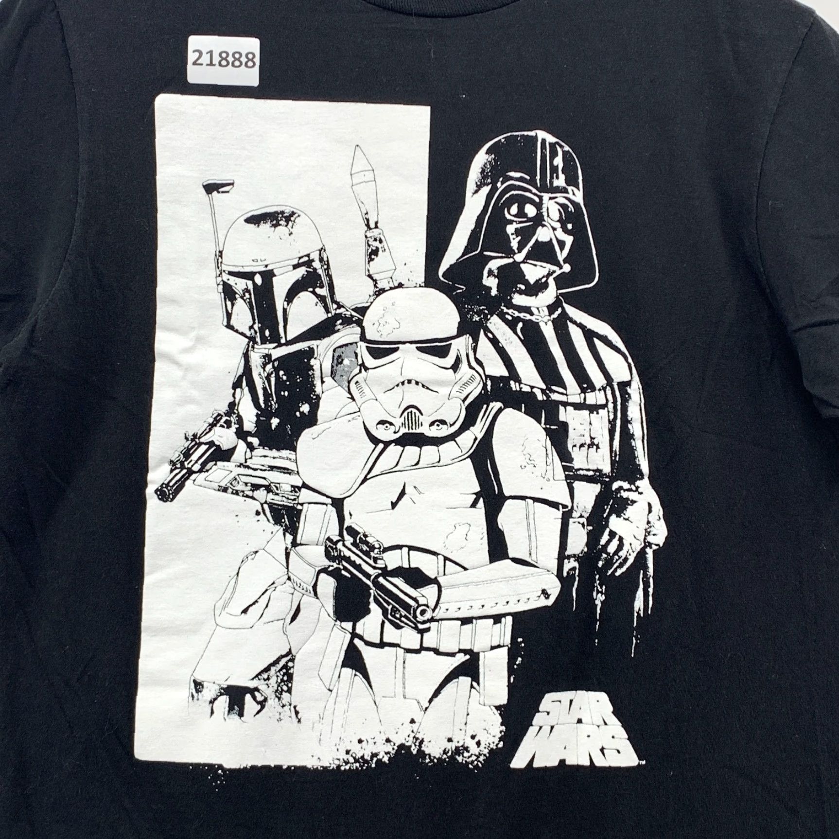 Star Wars VINTAGE Star Wars Graphic T-Shirt Black Darth Vader Stormtrooper Adult Medium Movie Size US M / EU 48-50 / 2 - 7 Thumbnail