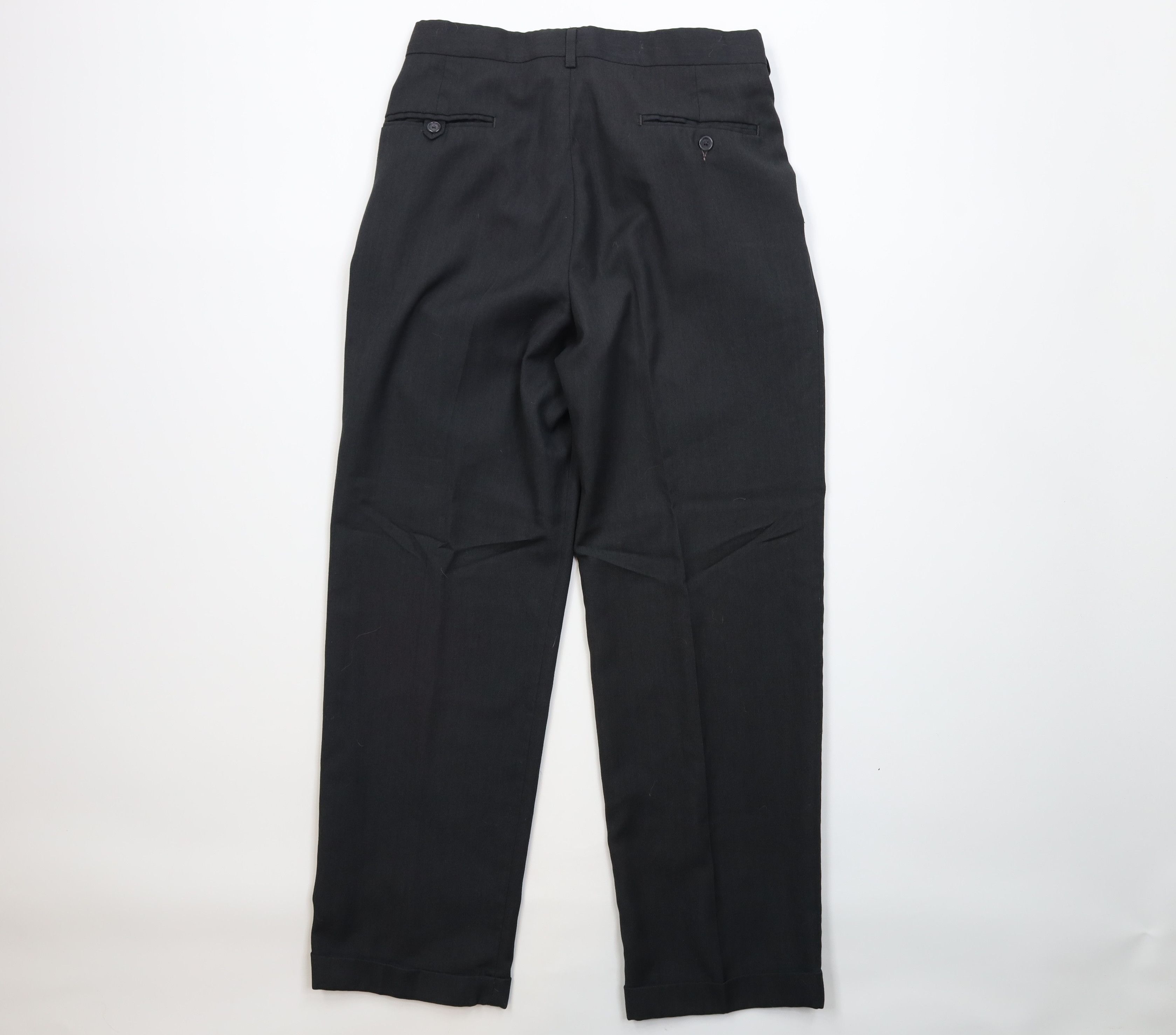 Vintage Vintage 90s Streetwear Worsted Blend Knit Wide Leg Pants Size US 30 / EU 46 - 9 Thumbnail