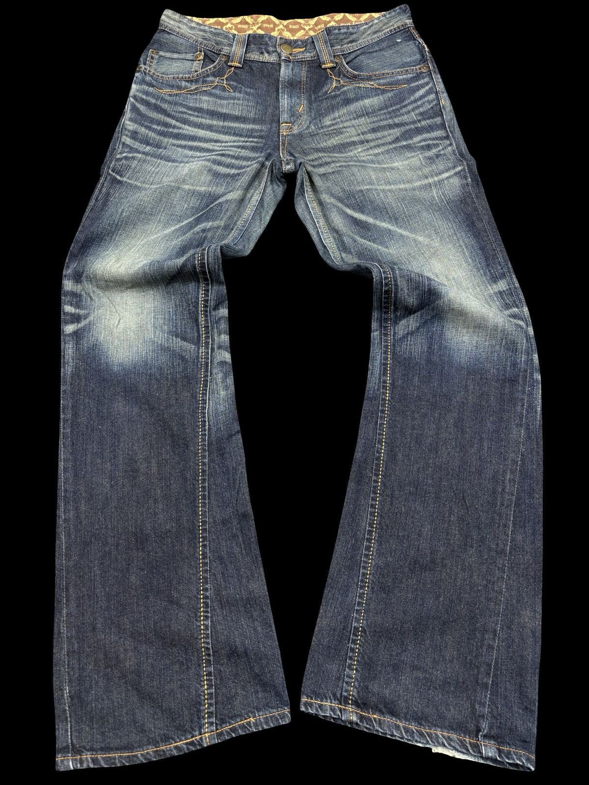 Edwin 💥Flare💥Edwin Westerner Style Sick Fades Flare Denim F833 Size US 32 / EU 48 - 1 Thumbnail