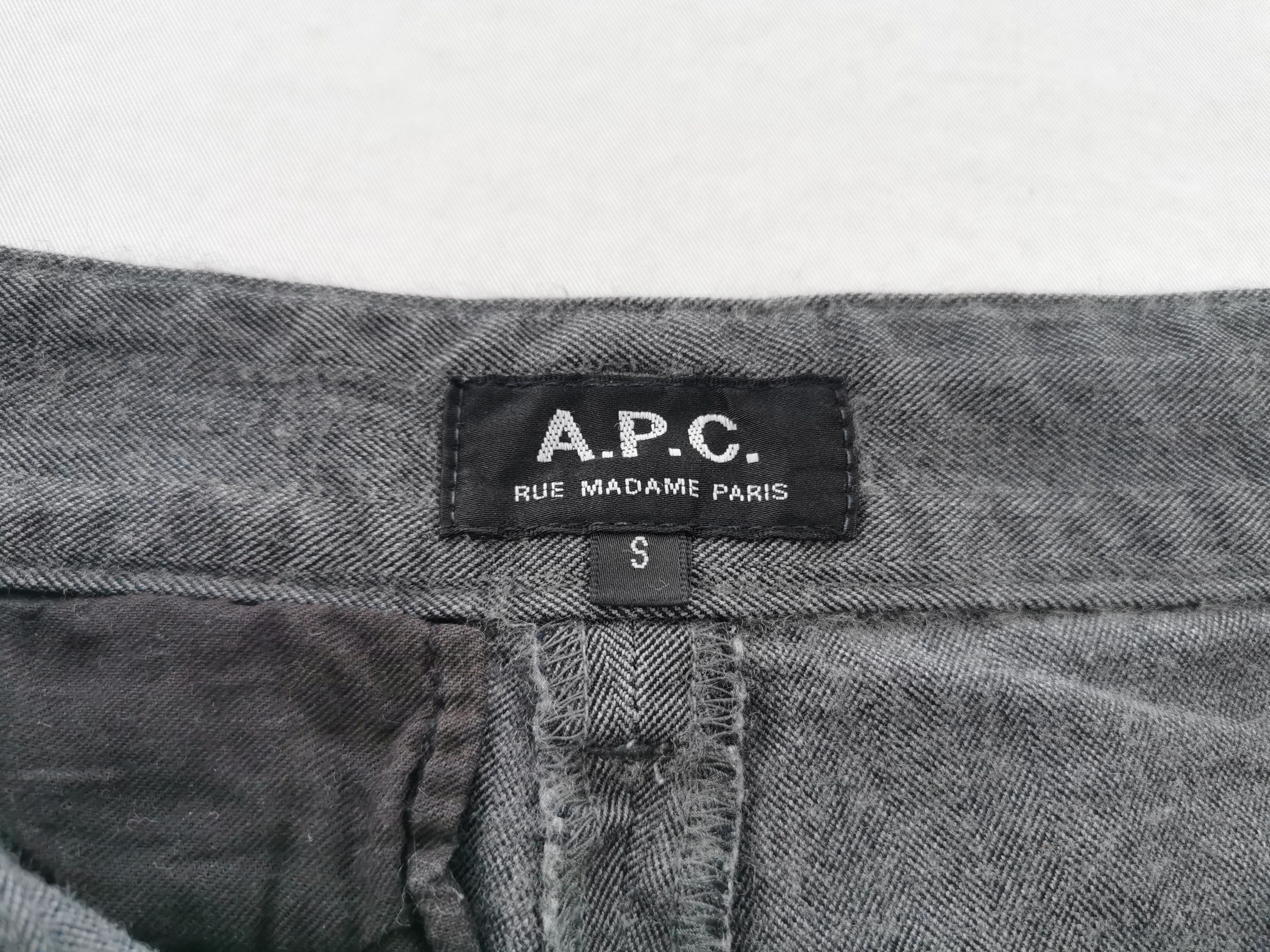 A.P.C. Vintage 90's A.P.C. Women Wool Pants Size S Waist 28 Size 28" / US 6 / IT 42 - 7 Thumbnail
