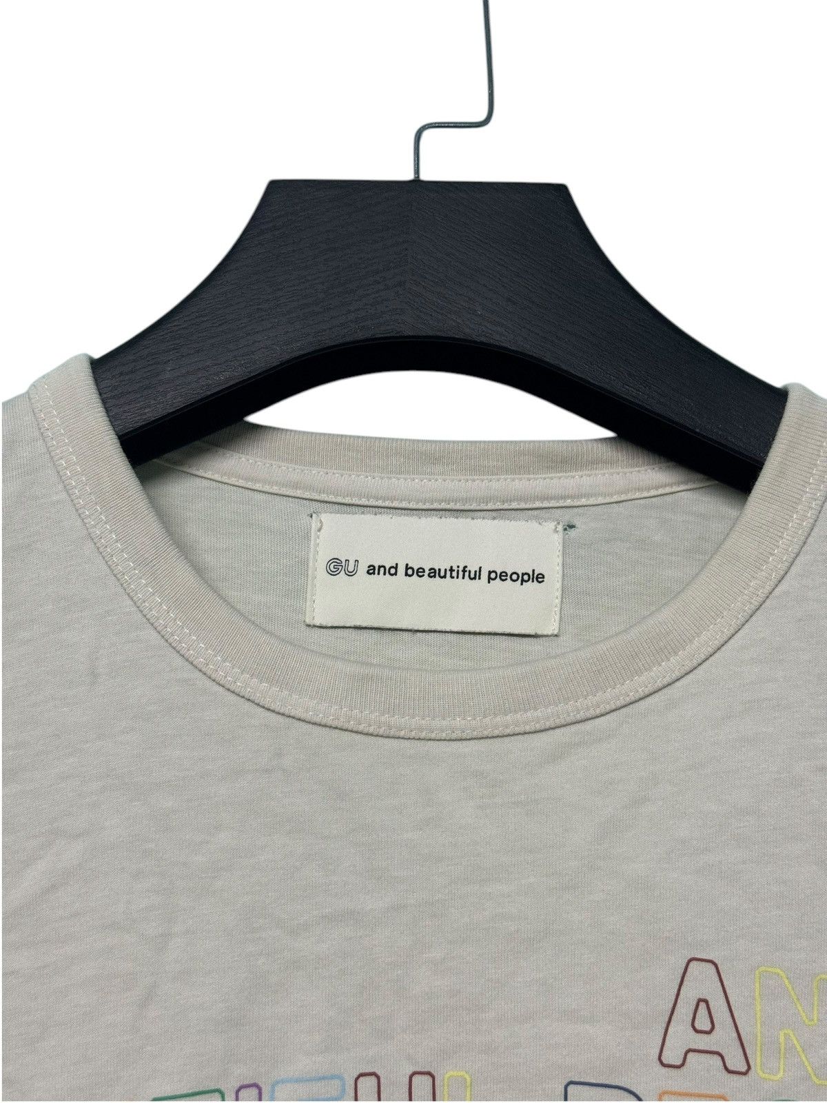 GU 💥JAPANESE STREETWEAR GU AND BEAUTIFUL PEOPLE SPELL OUT SHIRT Size US L / EU 52-54 / 3 - 6 Thumbnail
