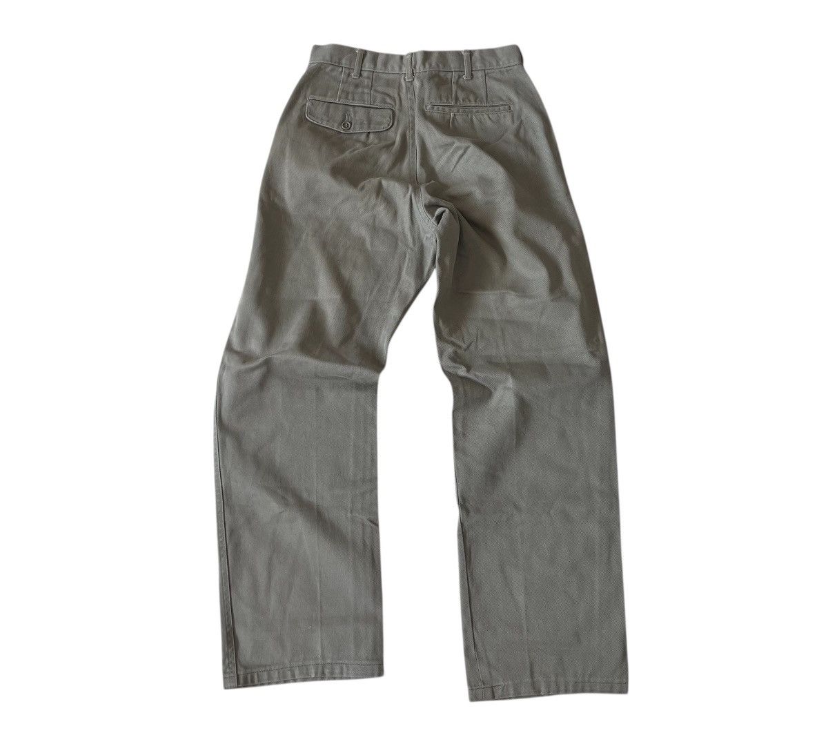 Comme des Garcons Vintage cdg homme classic regular dark cream trousers Size US 26 / EU 42 - 5 Thumbnail