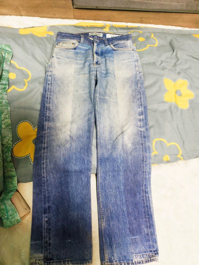 Our Legacy OUR LEGACY Linear Cut Denim Jeans - dmc Size US 27 - 1 Thumbnail