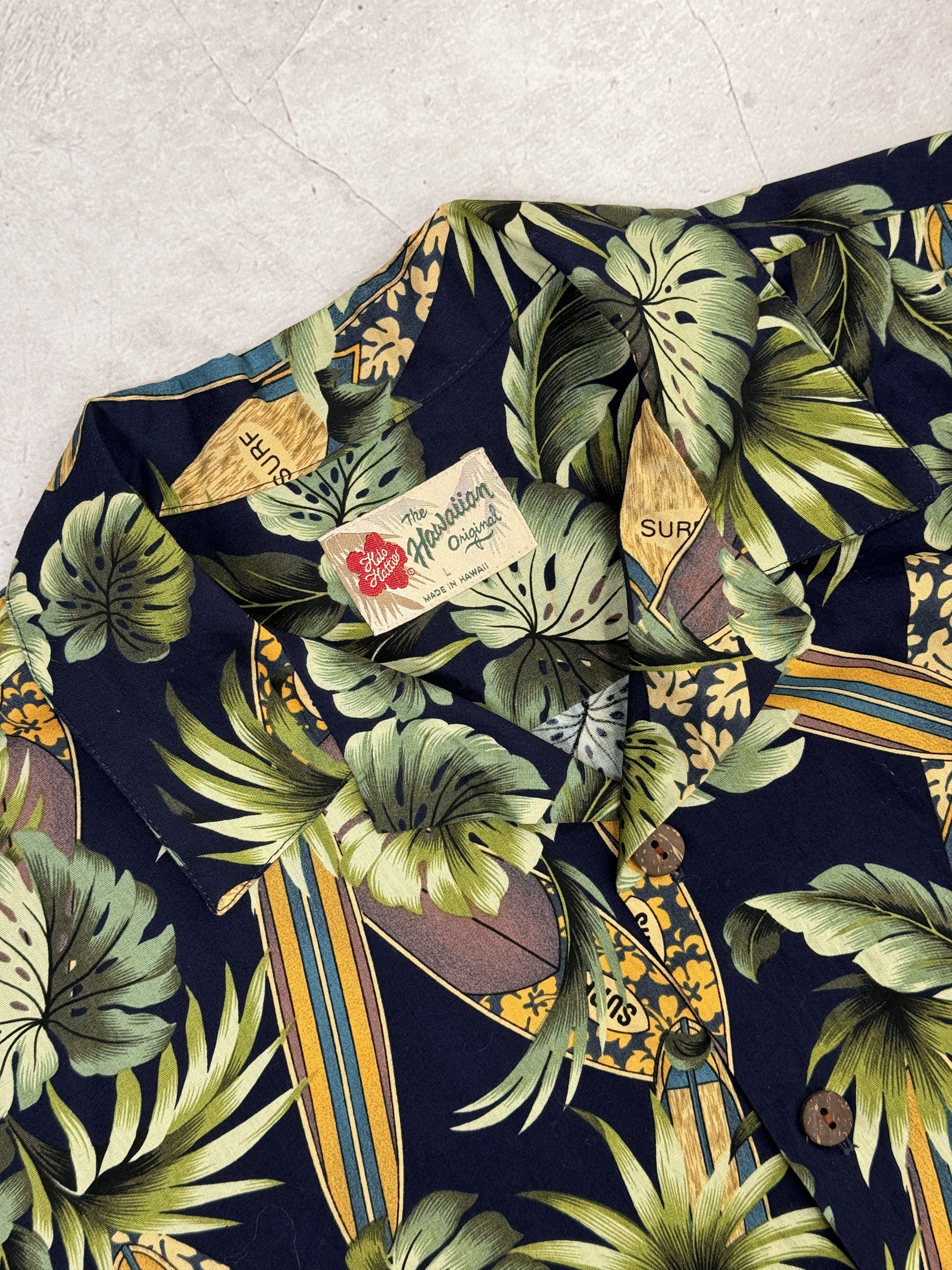 Hilo Hattie Vintage Hilo Hattie Hawaiian Shirt Palm & Surf Size US L / EU 52-54 / 3 - 6 Thumbnail