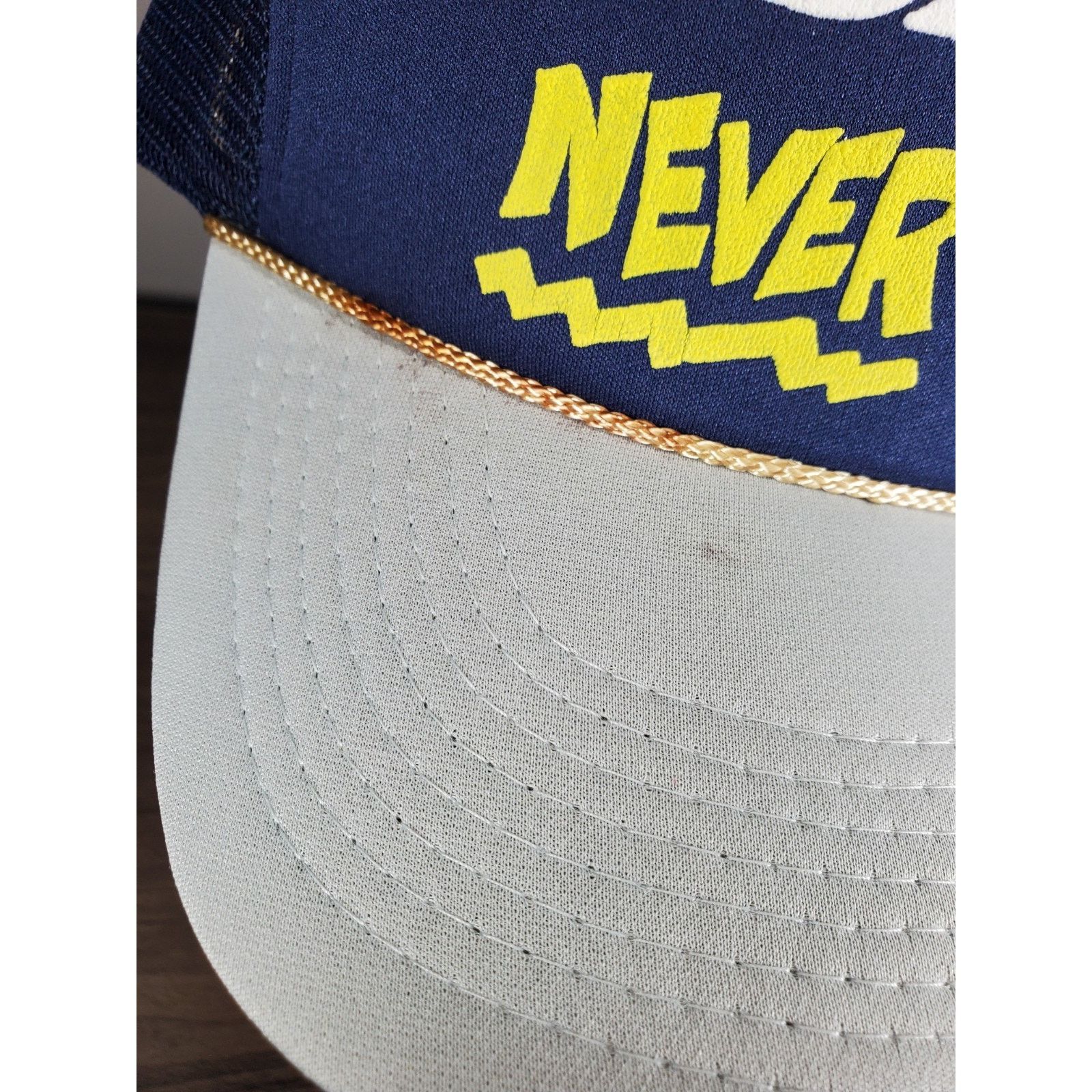 Vintage "BALD NEVER GREYS" Trucker Hat Novely Humor Snapback Cap 90s Size ONE SIZE - 5 Thumbnail