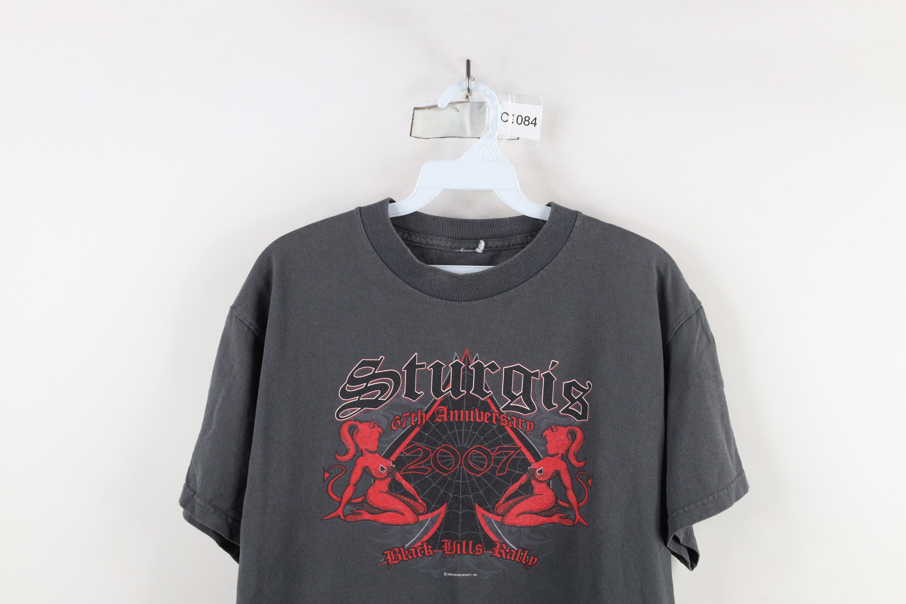 Vintage Vintage Y2K Streetwear Pinup Girl Sturgis Motorcycle T-Shirt Size US M / EU 48-50 / 2 - 2 Thumbnail