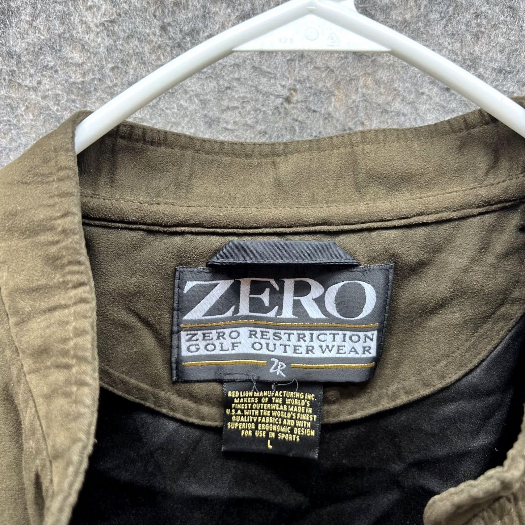 Vintage VINTAGE Zero Restriction Sweater Men Large Green 1/4 Zip Mock Neck Golf Jacket Vtg Size US L / EU 52-54 / 3 - 5 Thumbnail