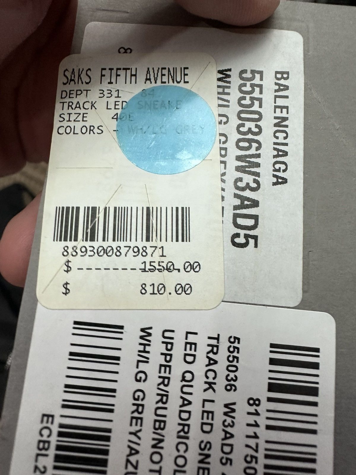 Balenciaga Balenciaga led track Size US 7 / EU 40 - 18 Thumbnail
