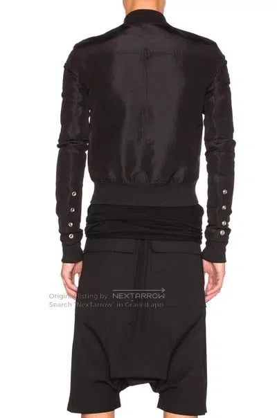 Rick Owens Rick Owens Slim cropped dark zip jacket Size US M / EU 48-50 / 2 - 9 Thumbnail