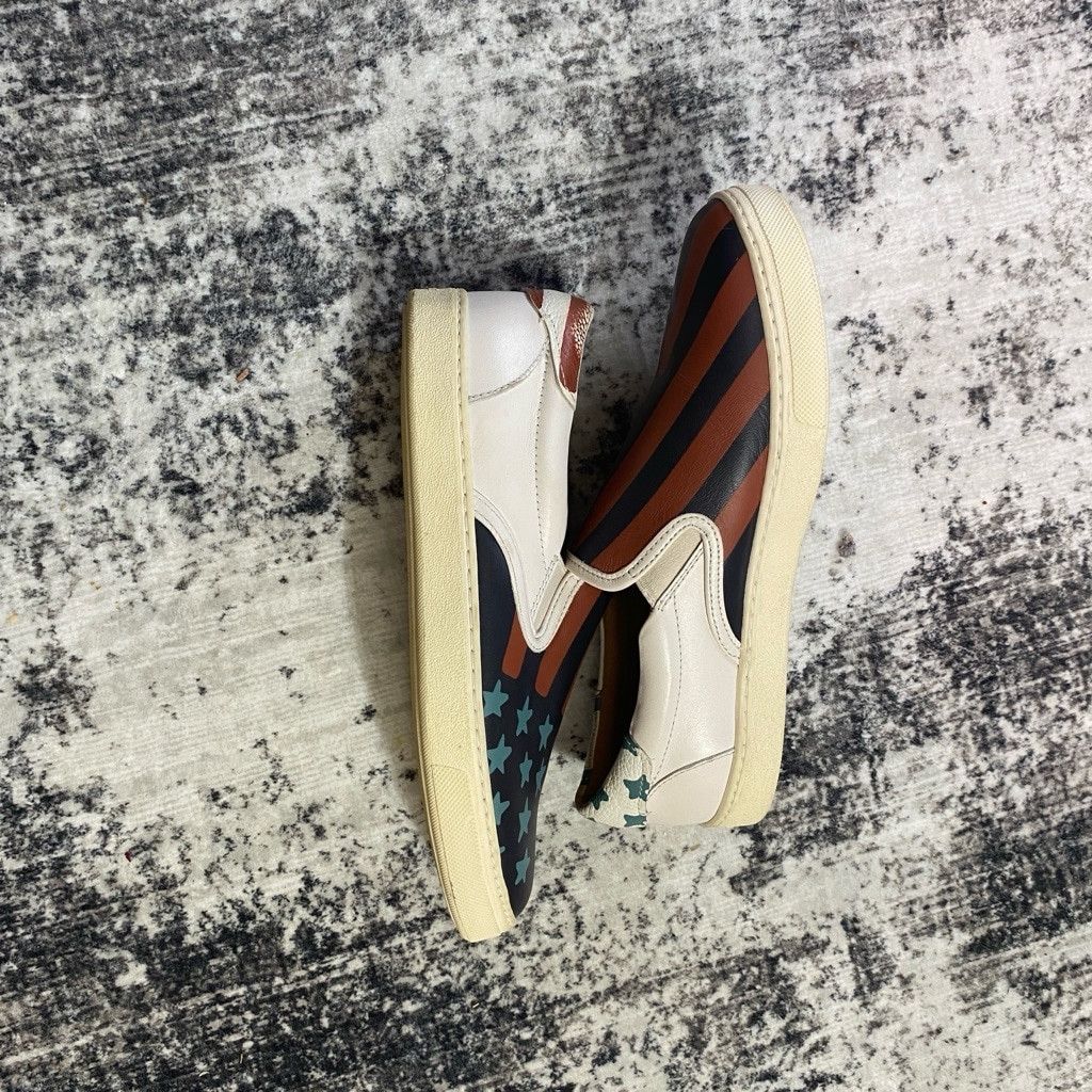 Coach Coach Slip-on sneakers USA Flag edition size 8D Style FG2046 Size US 8 / IT 38 - 4 Thumbnail