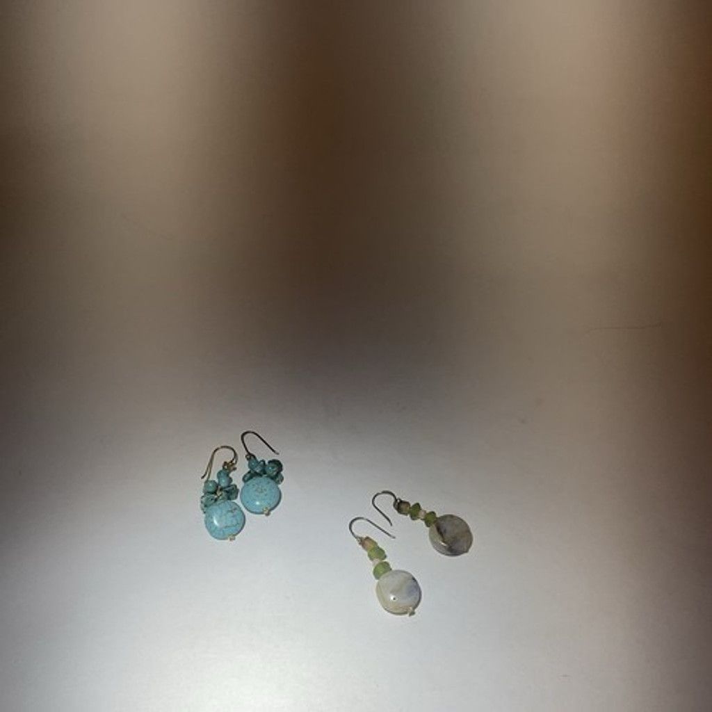 Other Pannee 2 Dangle Drop Bead/Beaded Green Turquoise Earrings Size ONE SIZE - 10 Thumbnail