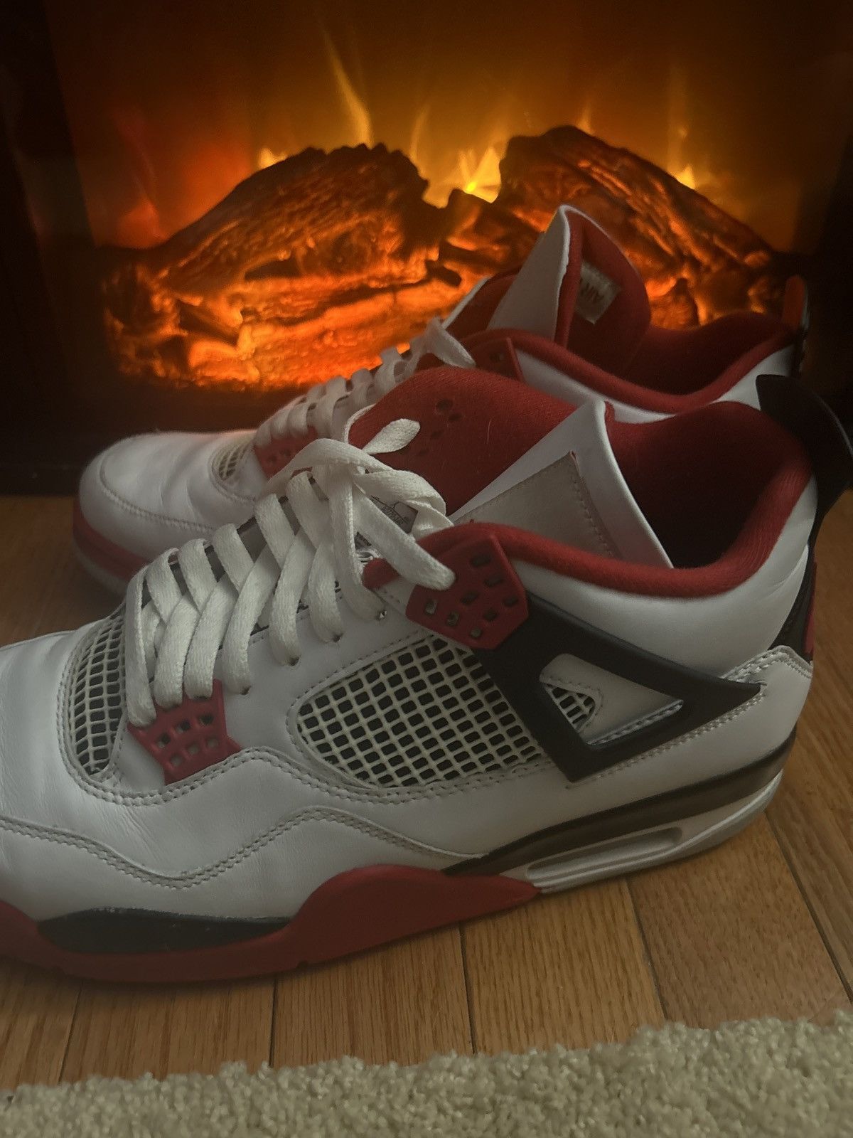 Jordan Brand Jordan 4 fire red 4s Size US 12 / EU 45 - 6 Thumbnail