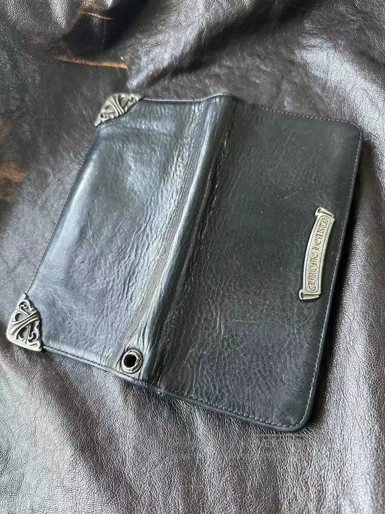 Chrome Hearts Chromehearts Silver Carved Long Wallet. Size ONE SIZE - 1 Thumbnail
