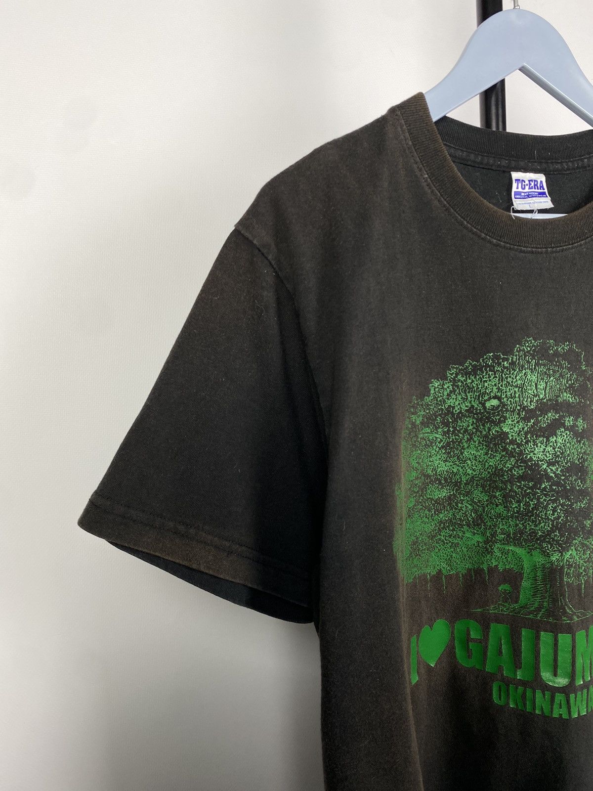 Japanese Brand × Vintage Vintage 90s faded Okinawa Japan I love Gajumaru t shirt Size US L / EU 52-54 / 3 - 3 Thumbnail