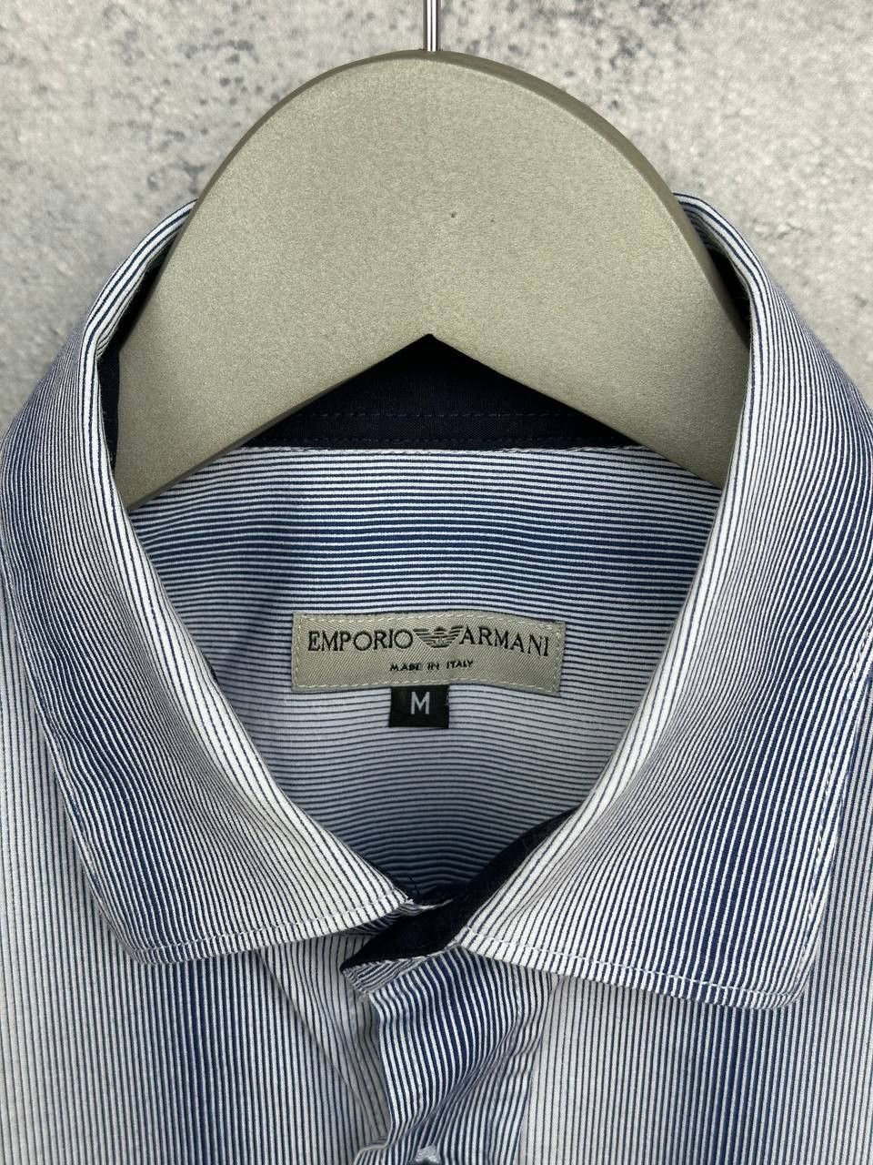 Emporio Armani Emporio Armani Vintage Striped Button Up Shirt Made Italy LS Size US M / EU 48-50 / 2 - 11 Thumbnail