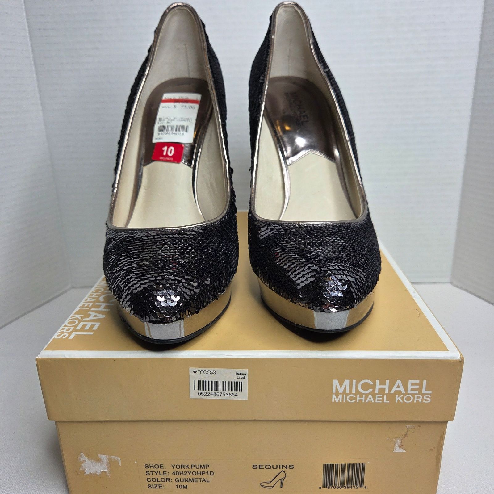 Michael Kors Michael Kors Sequin Pump Women's Shoes Size 10 Size US 10 / IT 40 - 1 Thumbnail