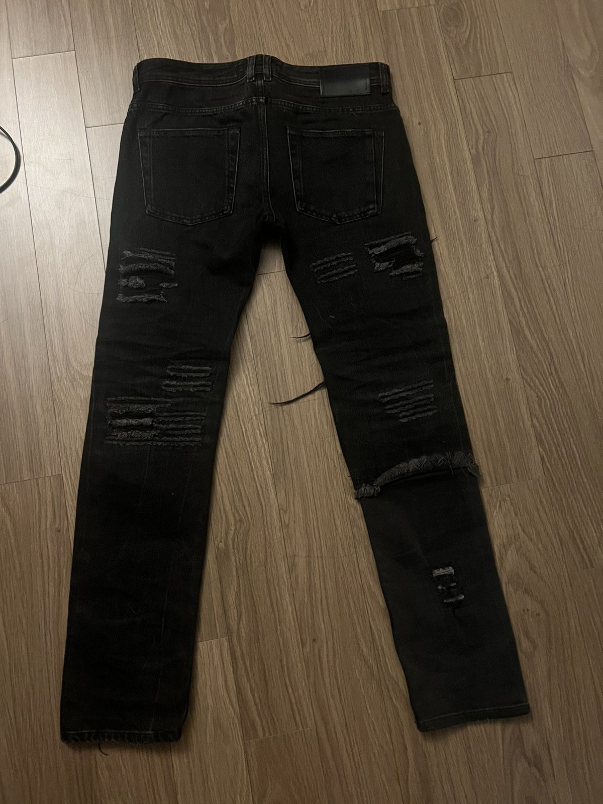 Diesel Black Gold Diesel Black Gold Distressed Denim Size US 29 - 2 Thumbnail
