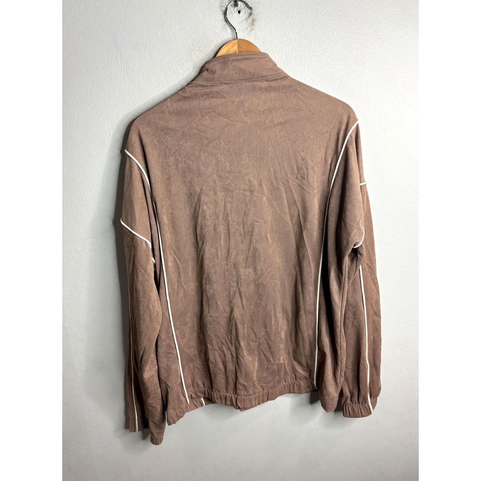 Fred Perry Fred Perry Track Jacket Mens Small Brown Sportswear Full Zip Lined Size US S / EU 44-46 / 1 - 7 Thumbnail
