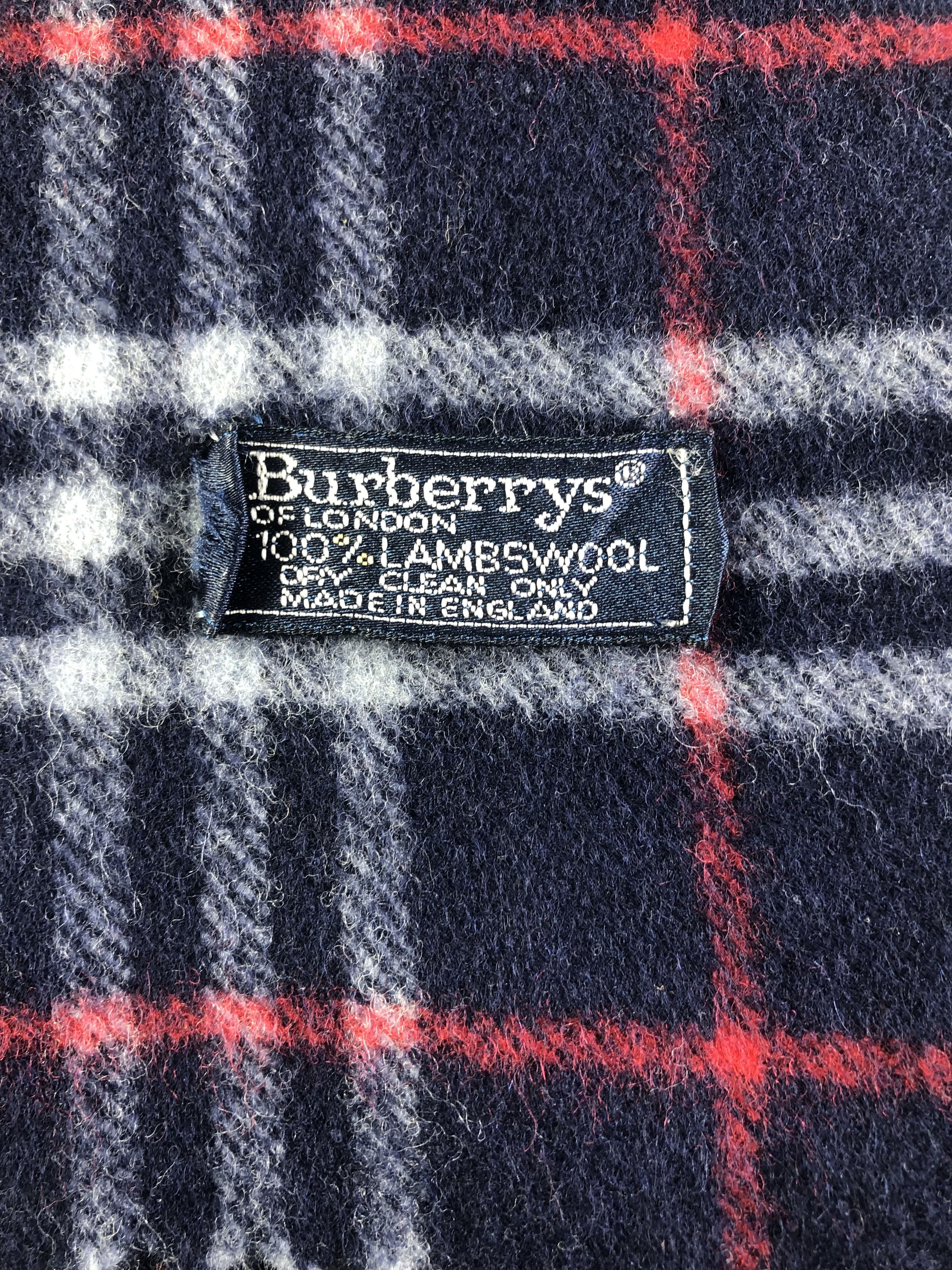 Burberry Burberrys Lambswool Scarf / Muffler / Neckwear SS1251 Size ONE SIZE - 4 Thumbnail