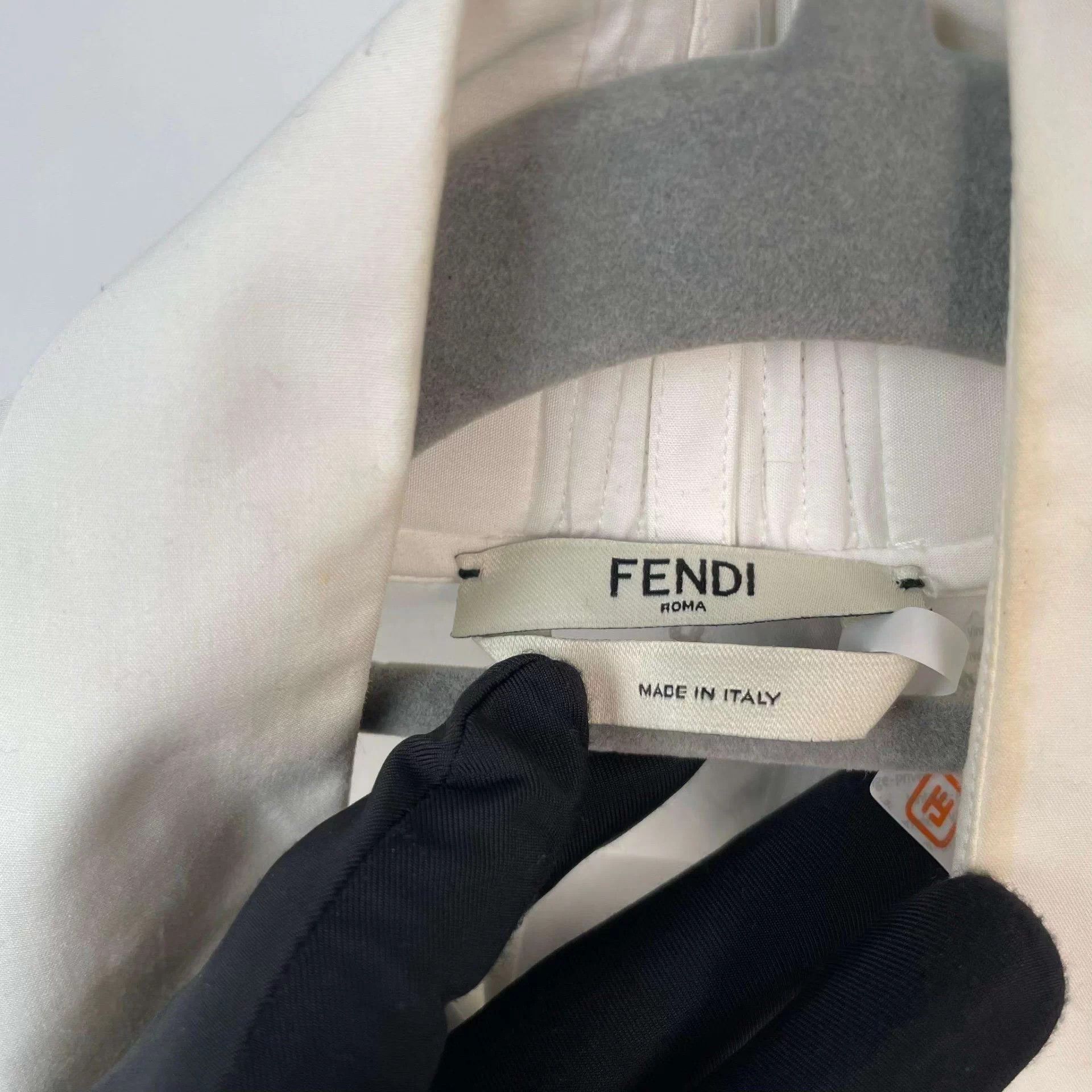 Fendi Fendi Men's Shirt White 38 Size XS / US 0-2 / IT 36-38 - 5 Thumbnail