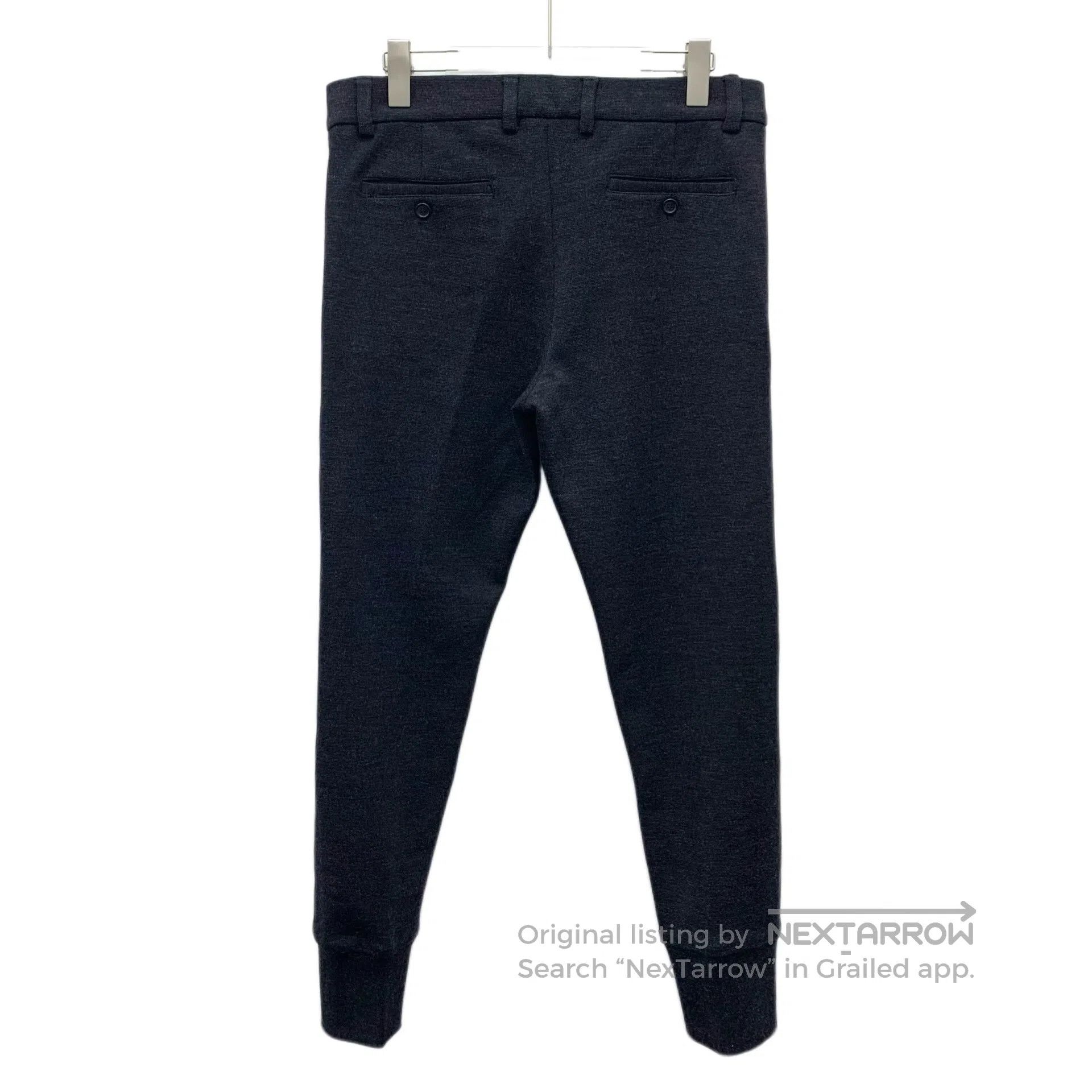 Dolce & Gabbana Dolce Gabbana size M Black wool casual long pants| Size US 32 / EU 48 - 2 Thumbnail