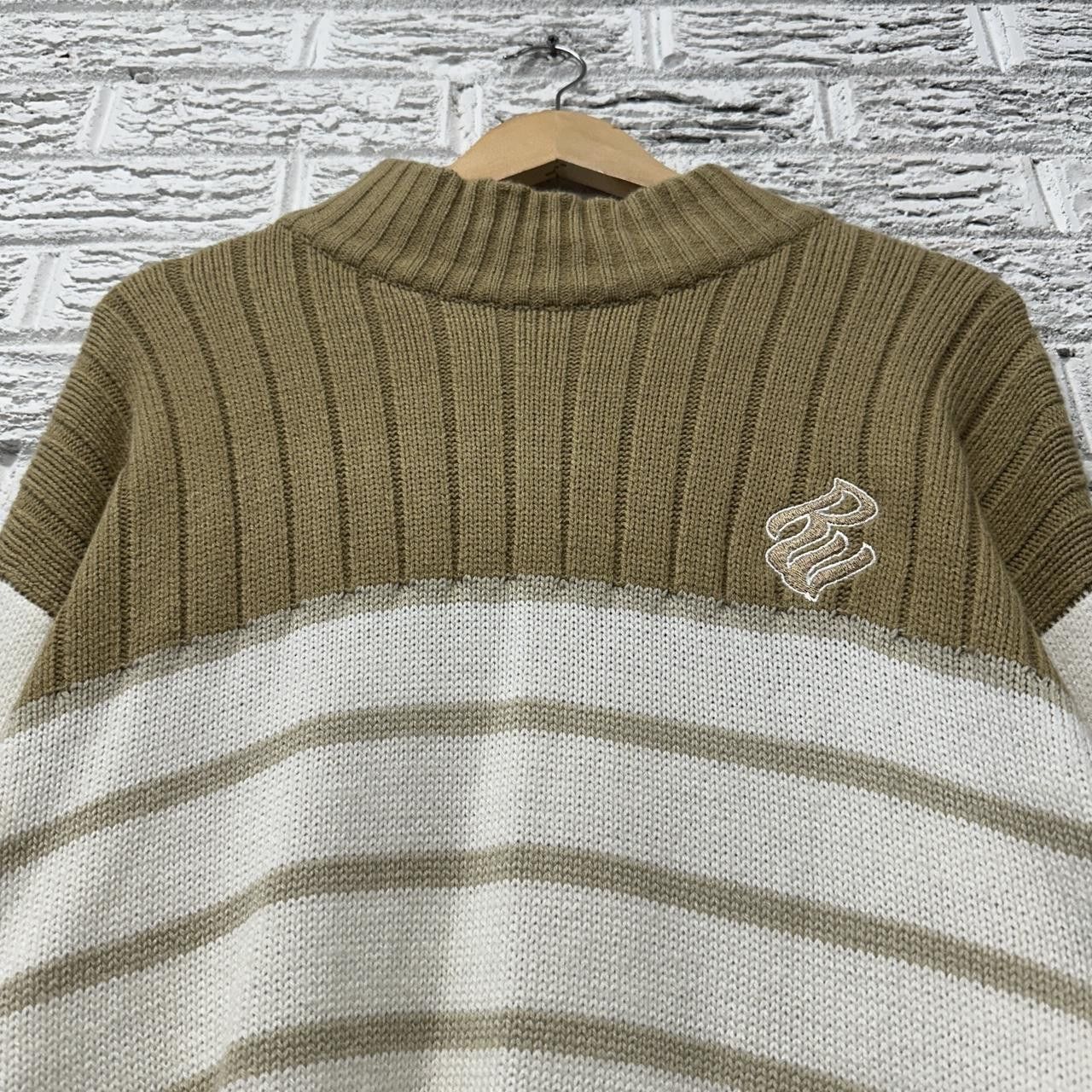 Rocawear Y2K Rocawear Baggy Sweater White and Brown XL Size US XL / EU 56 / 4 - 1 Thumbnail