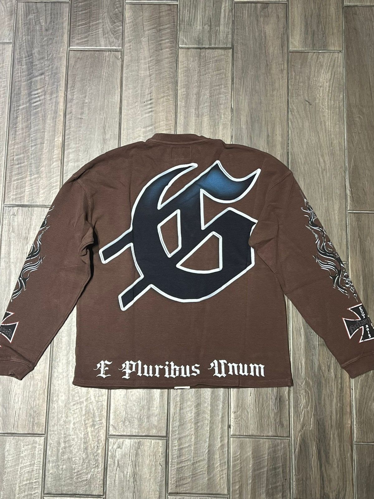Godspeed Godspeed Rocker Long Sleeve Thermal Brown Wash Size US XL / EU 56 / 4 - 2 Thumbnail