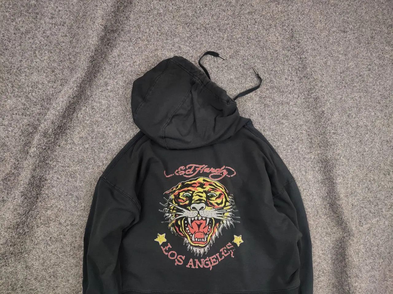 Ed Hardy Ed hardy La Road Tiger Cropped Hoodie Vintage Y2K Style Size L / US 10 / IT 46 - 1 Thumbnail