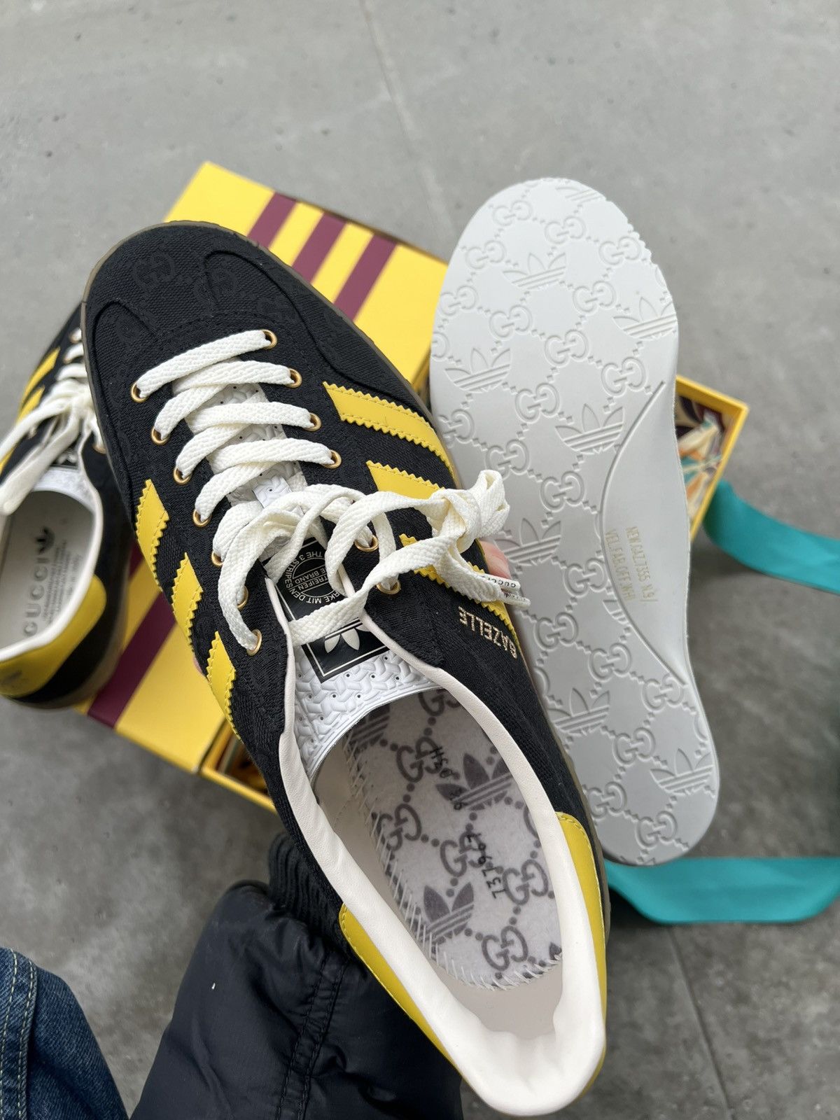 Adidas Adidas x Gucci Gazelle sneakers rare cw Size US 11 / EU 44 - 9 Thumbnail