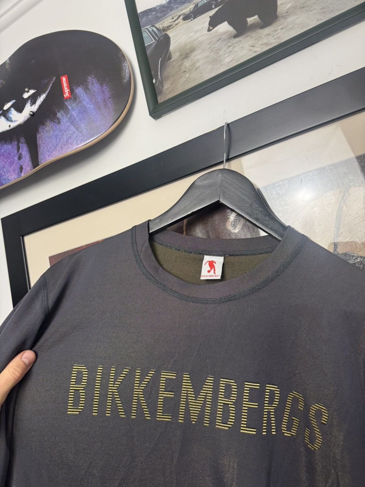 Dirk Bikkembergs Rare Y2k Dirk BIKKEMBERGS soccer football Long sleeve tshirt Size US M / EU 48-50 / 2 - 3 Thumbnail