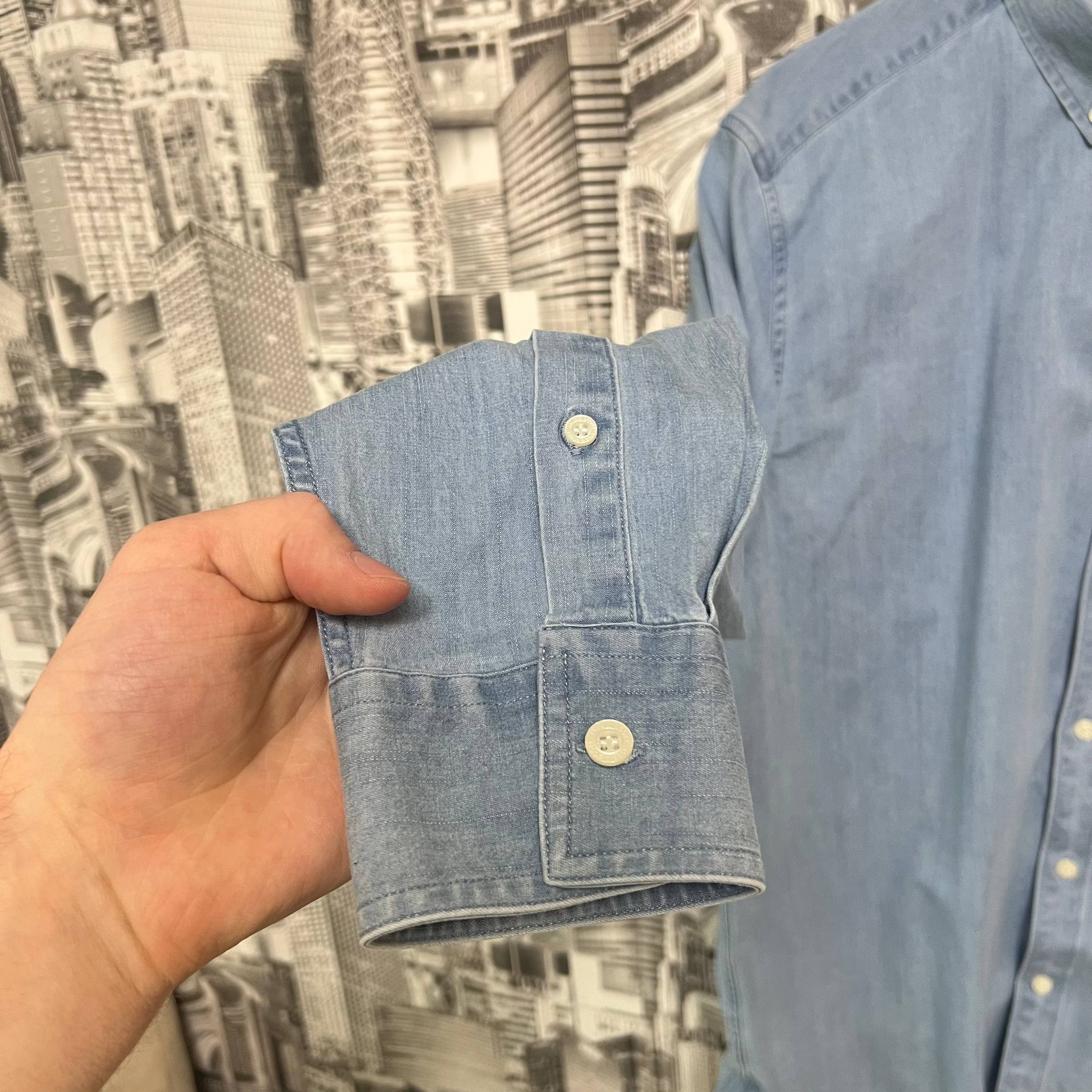 Lyle & Scott Lyle Scott Denim Button Ups Shirt Size L Size US L / EU 52-54 / 3 - 9 Thumbnail