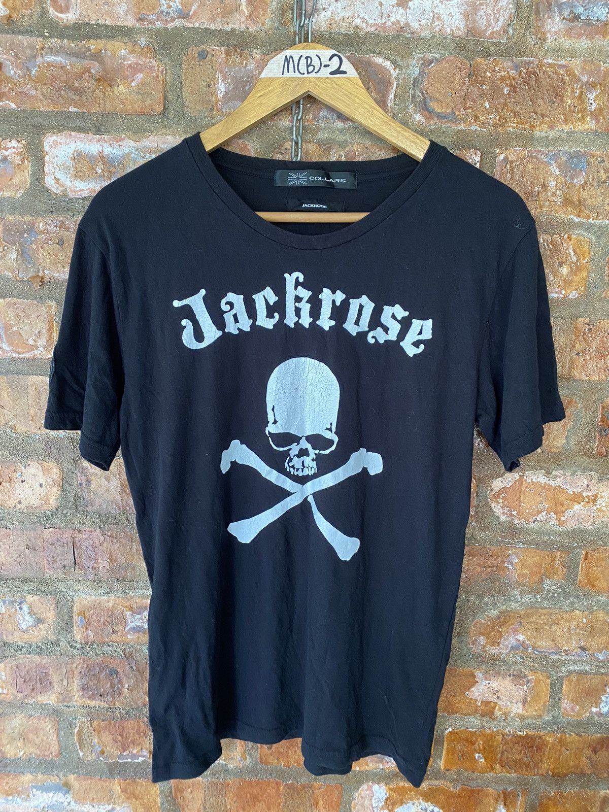 JACKROSE × Japanese Brand × Shellac 2000s Jackrose X Collars leather patch skull union Jack Size US M / EU 48-50 / 2 - 2 Thumbnail