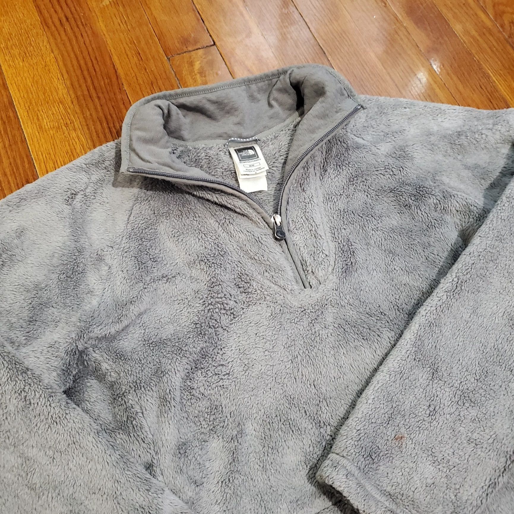 The North Face The North Face Fleece 1/4 Zip Sweatshirt AHPM Grey Women’s M Mid-Length Long Sleeve Zip Solid Embroidered Logo Outdoor Classic Sports 1/4 Zip Womens Size M / US 6-8 / IT 42-44 - 5 Thumbnail