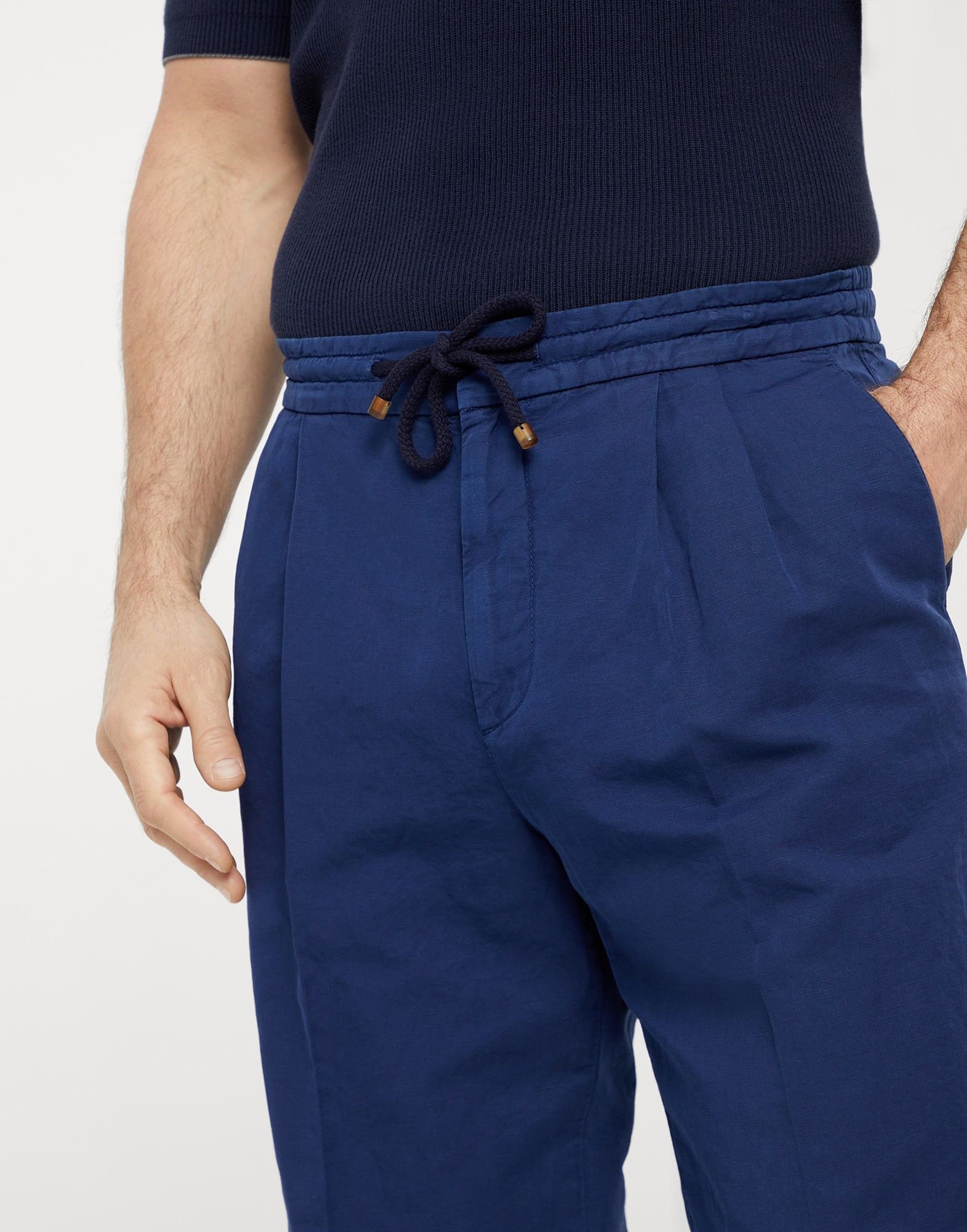 Brunello Cucinelli Dyed Pants in Dark Blue Size US 30 / EU 46 - 3 Thumbnail