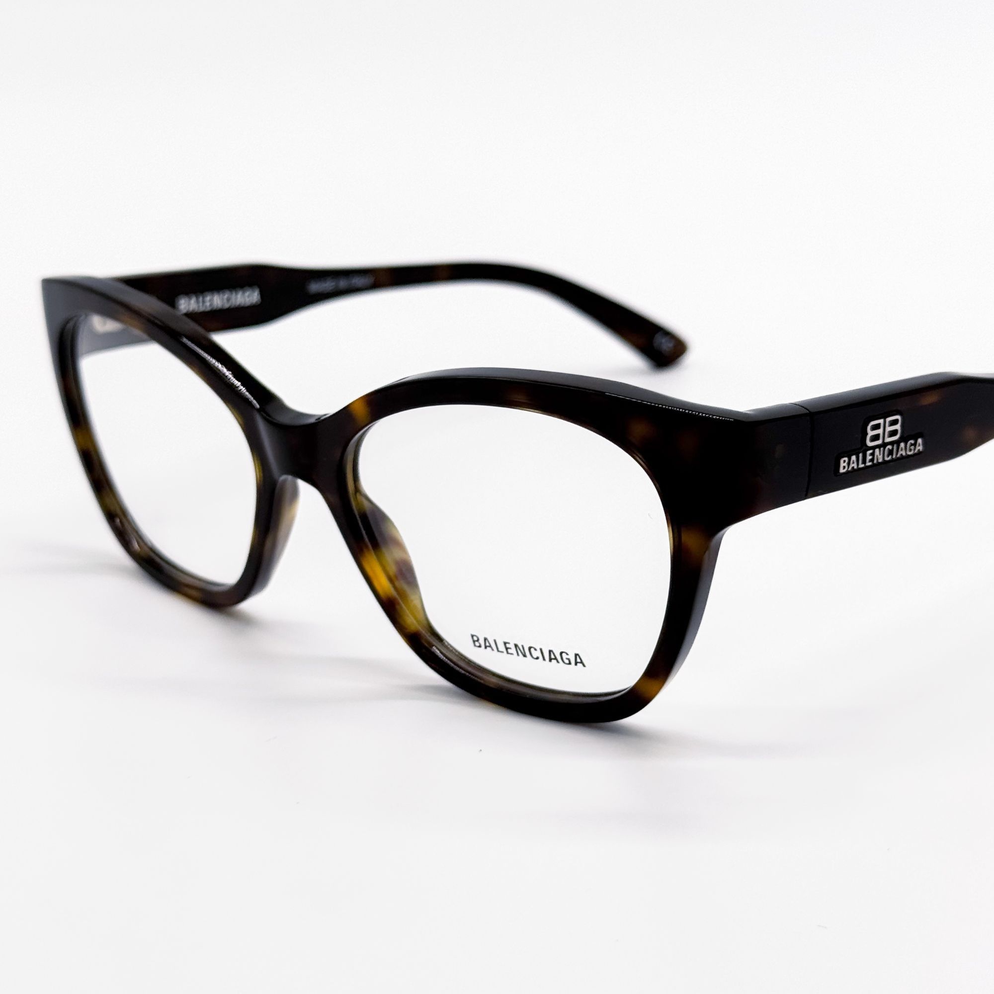 Balenciaga NEW BALENCIAGA EYEGLASSES BB0213O 002 ROUND HAVANA WOMEN EYE Size ONE SIZE - 5 Thumbnail