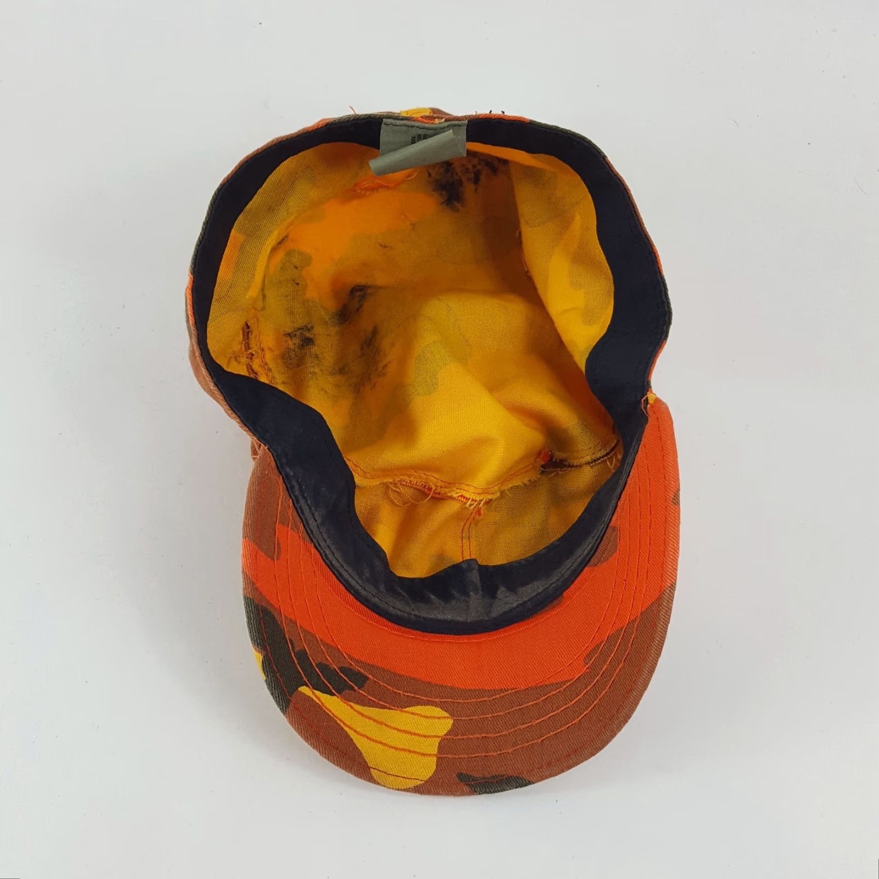 Vintage VINTAGE US ARMY Combat Cap Camouflage Orange 80s 7 1/2 Snapback Hat Men Large Army Military Uniform Baseball Outdoor Retro USA Men 80s 90s 00s Size ONE SIZE - 6 Thumbnail
