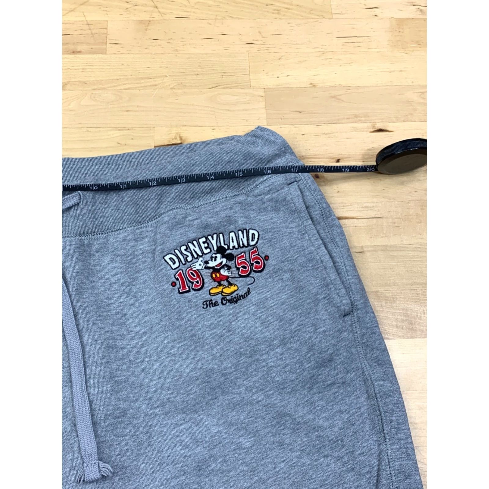 Disney Disney Sweatpants Women M Gray Heather Mickey 1955 Casual Drawstring Disney Shirt? Size 32" / US 10 / IT 46 - 7 Thumbnail
