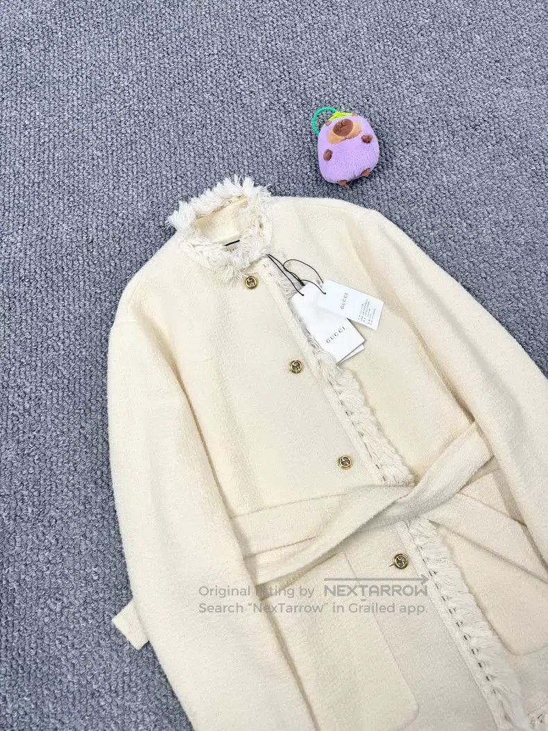 Gucci Gucci Beige tweed tassel small fragrance coat Size XS / US 0-2 / IT 36-38 - 3 Thumbnail