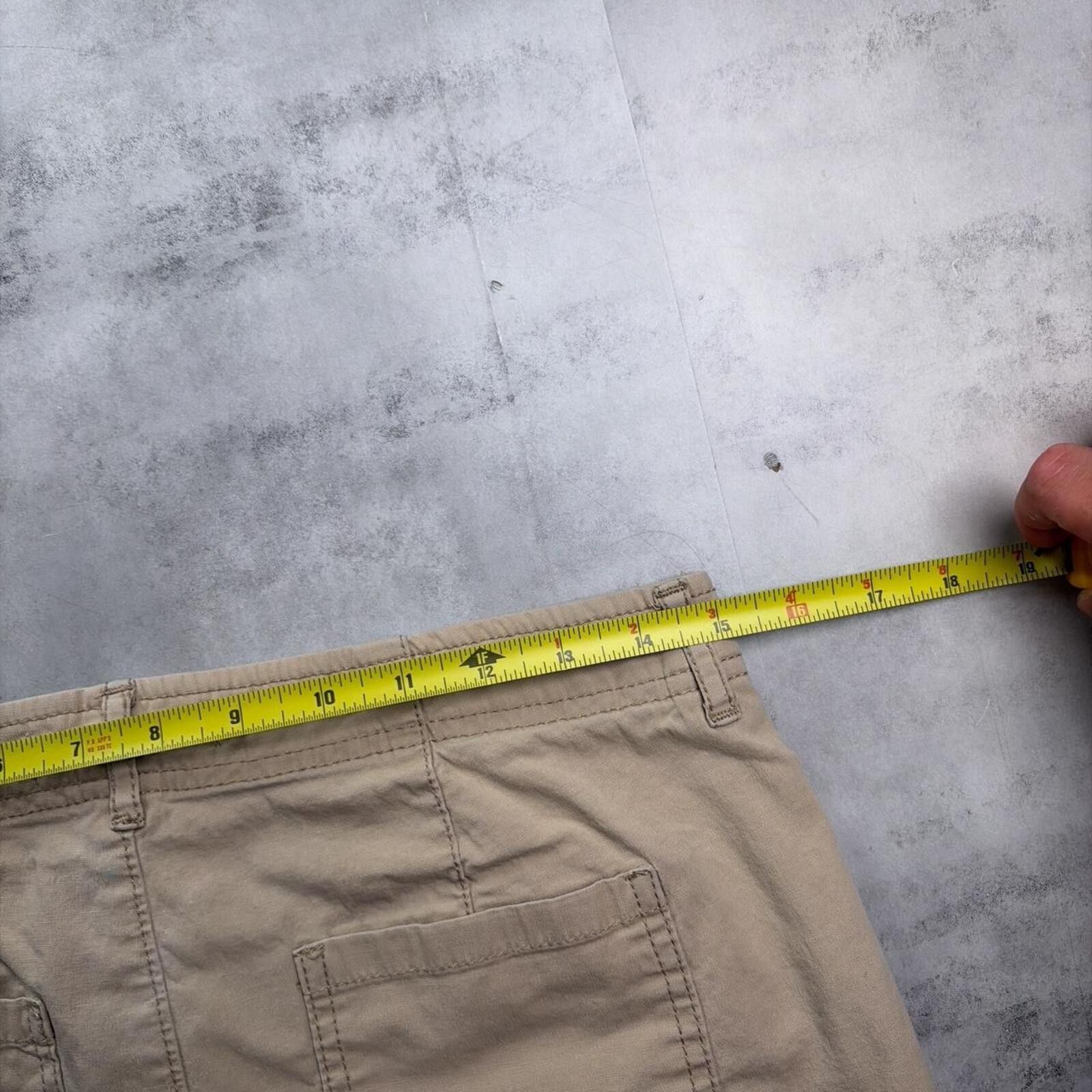 Other Y2K Beige Hollister Surf Grunge Mini Shorts Size 27" / US 4 / IT 40 - 6 Thumbnail