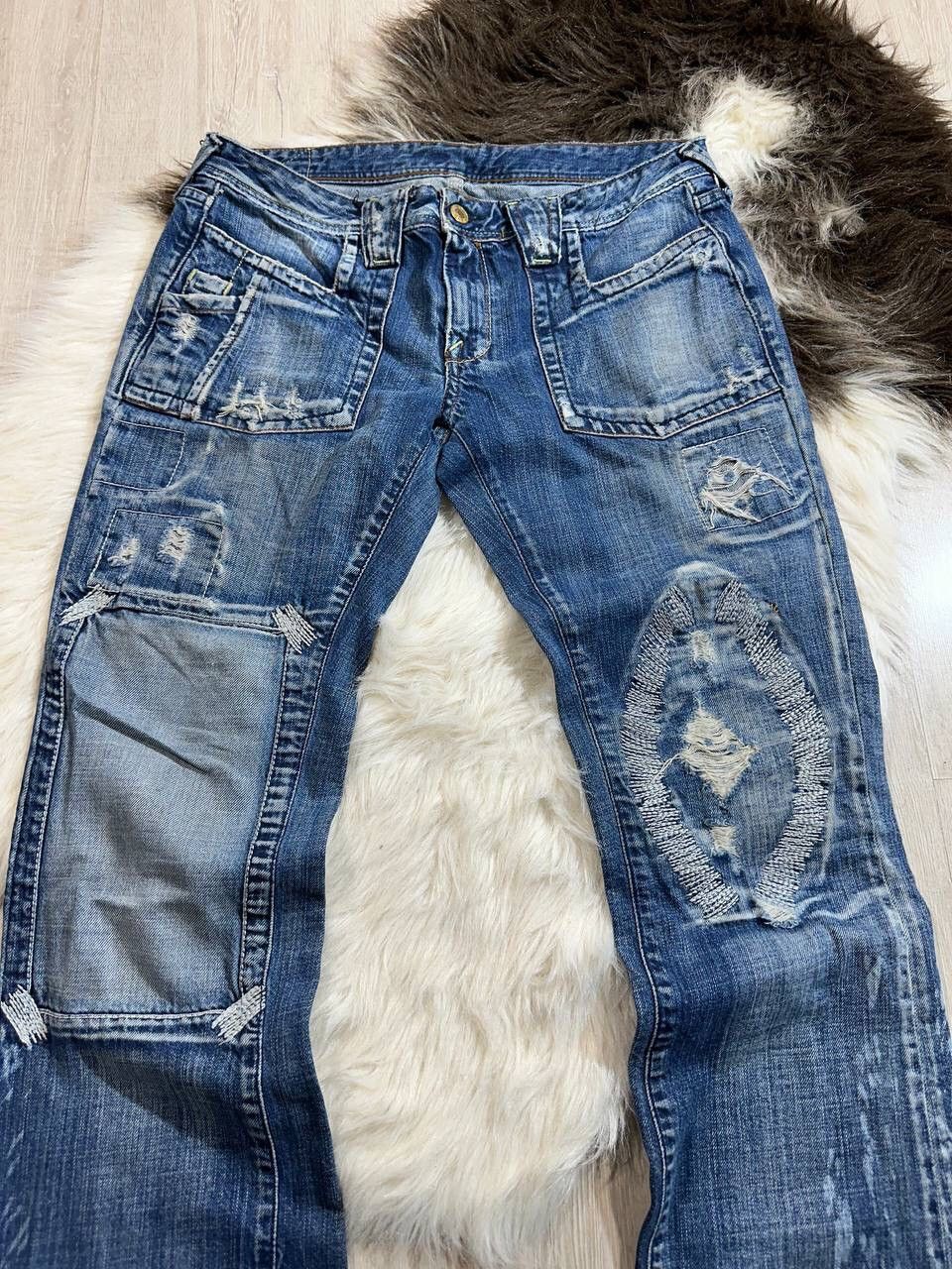 Vintage Vintage Distressed Jeans Size 30" / US 8 / IT 44 - 3 Thumbnail