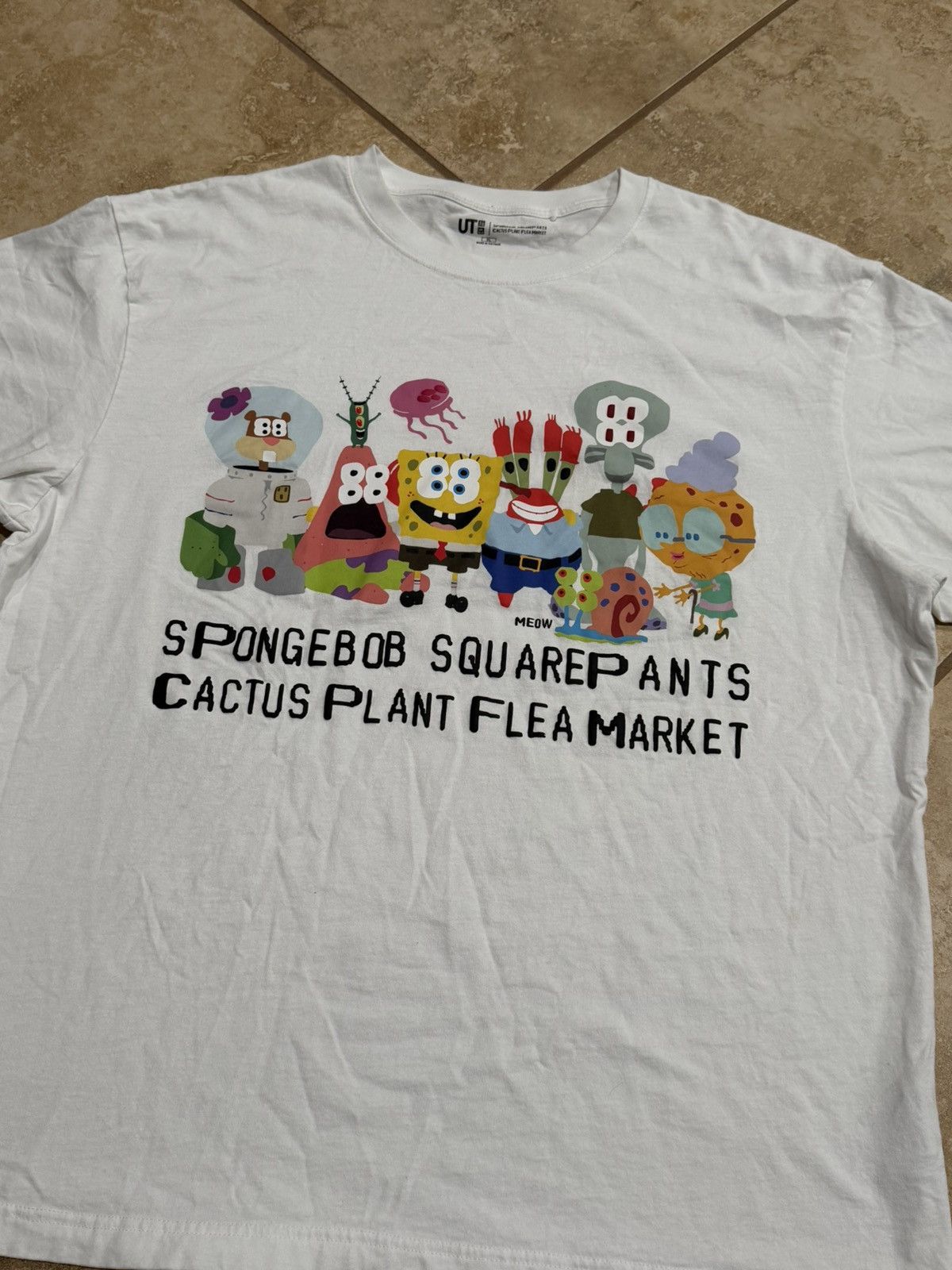 Uniqlo Uniqlo x CPFM SpongeBob SquarePants UT Shirt Size US XL / EU 56 / 4 - 2 Thumbnail