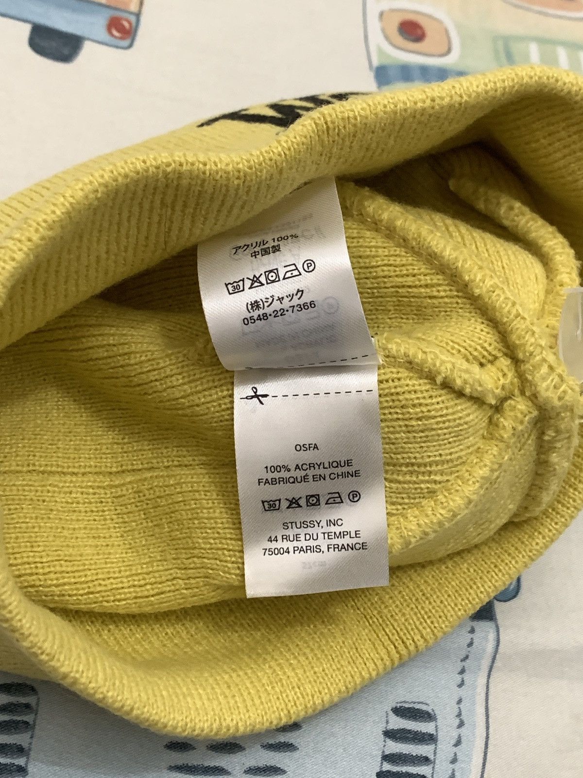 Stussy Stussy Workgear print beanie Size ONE SIZE - 6 Thumbnail