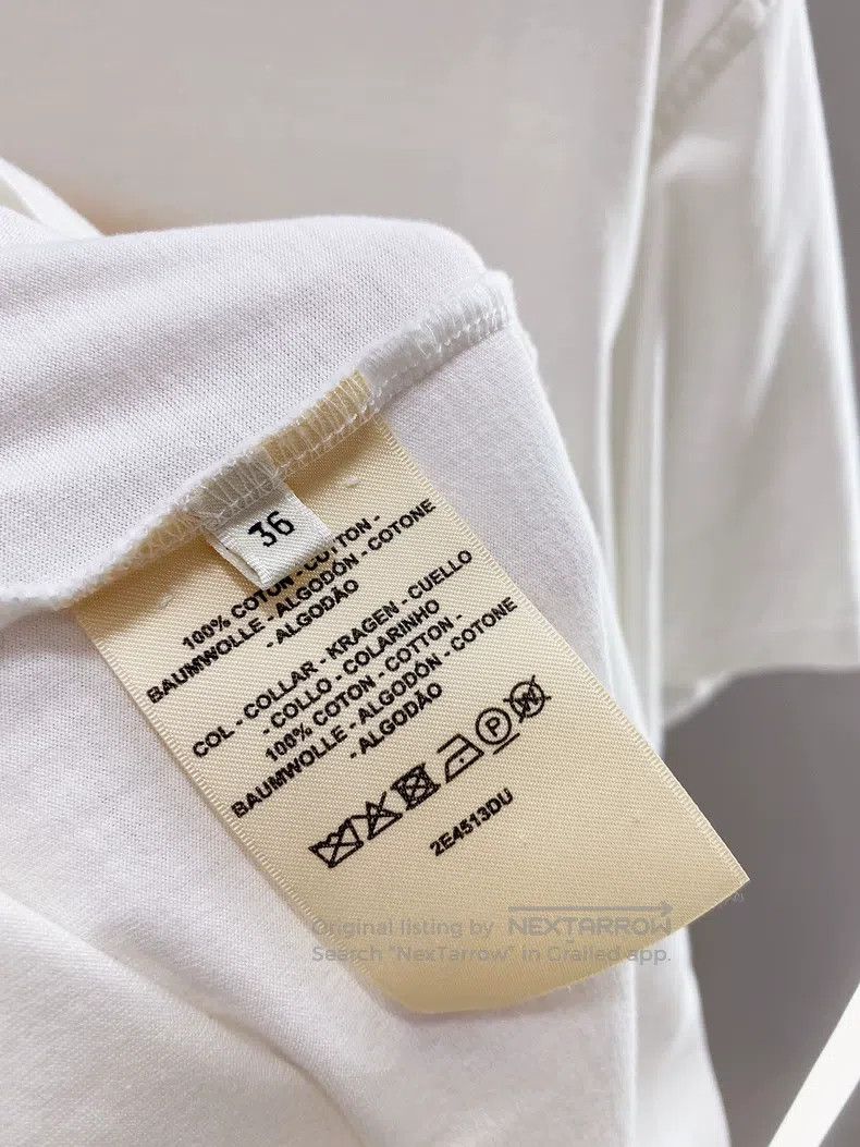 Hermes Hermes Long White T-Shirt Size XS / US 0-2 / IT 36-38 - 5 Thumbnail